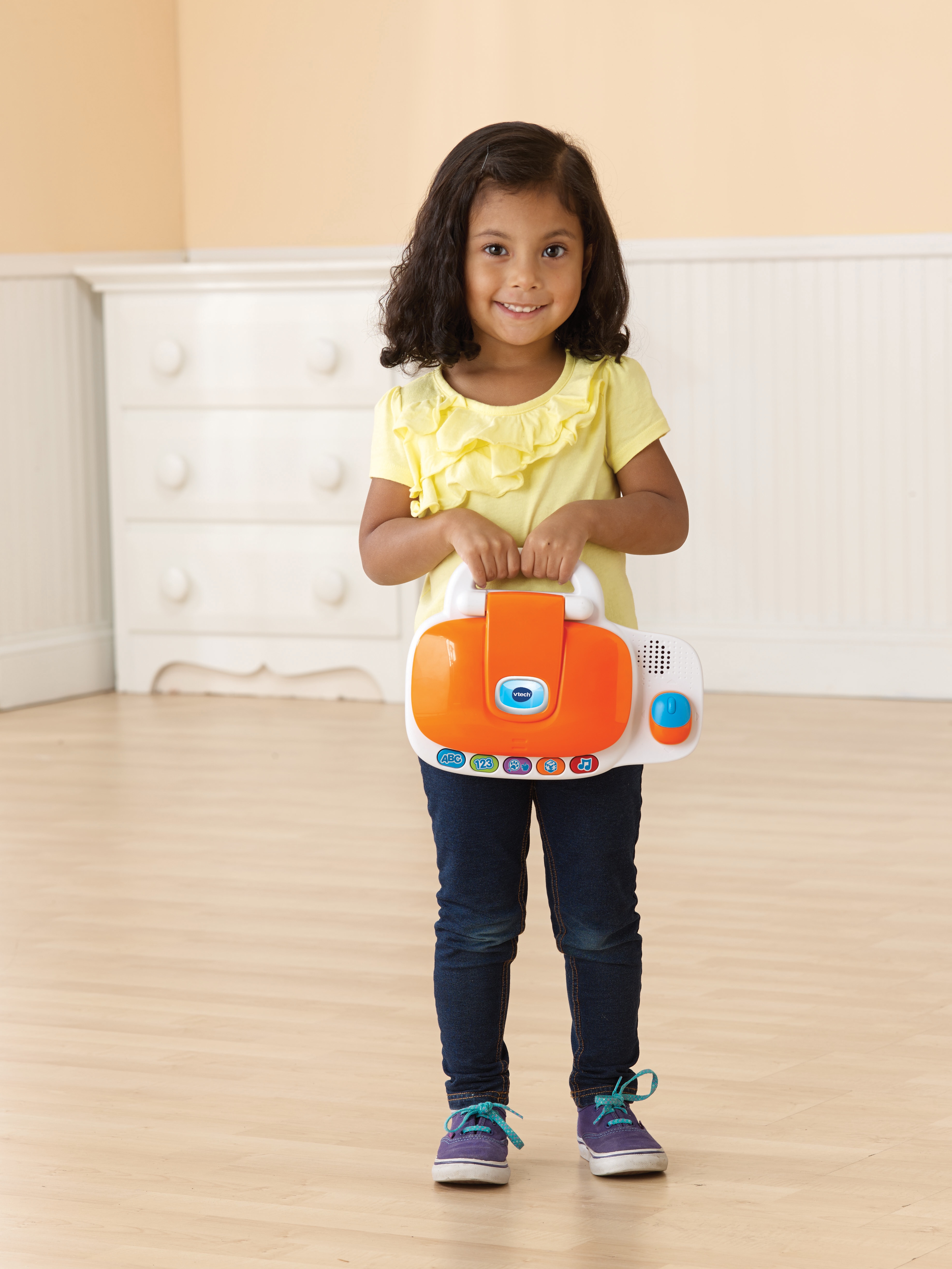 Pequeordenador multicolor Ordenador portátil educativo para niños, ratón direccional VTech 2