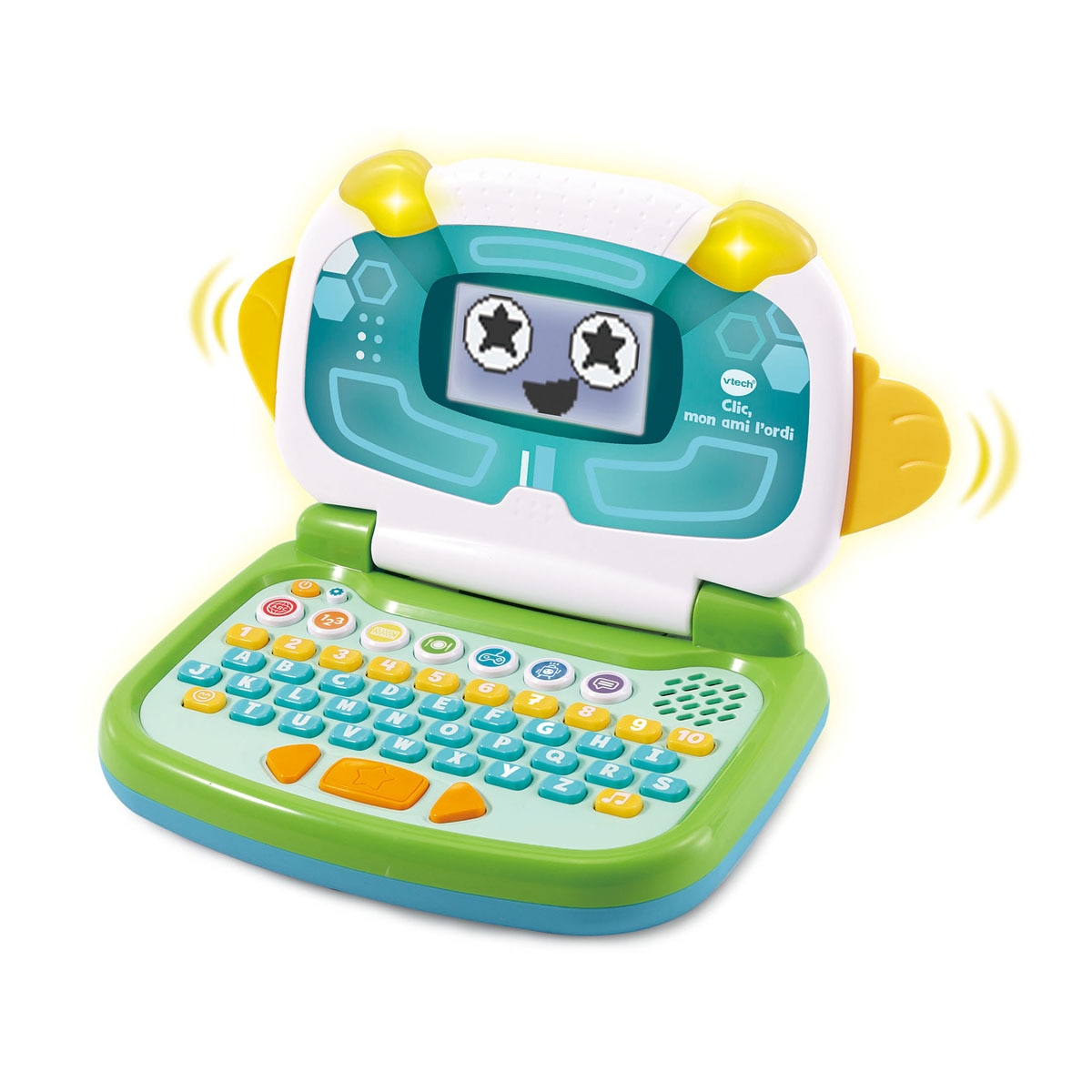 VTech - Portátil preescolar educativo Pequegenio animado Ordenador infantil VTech.