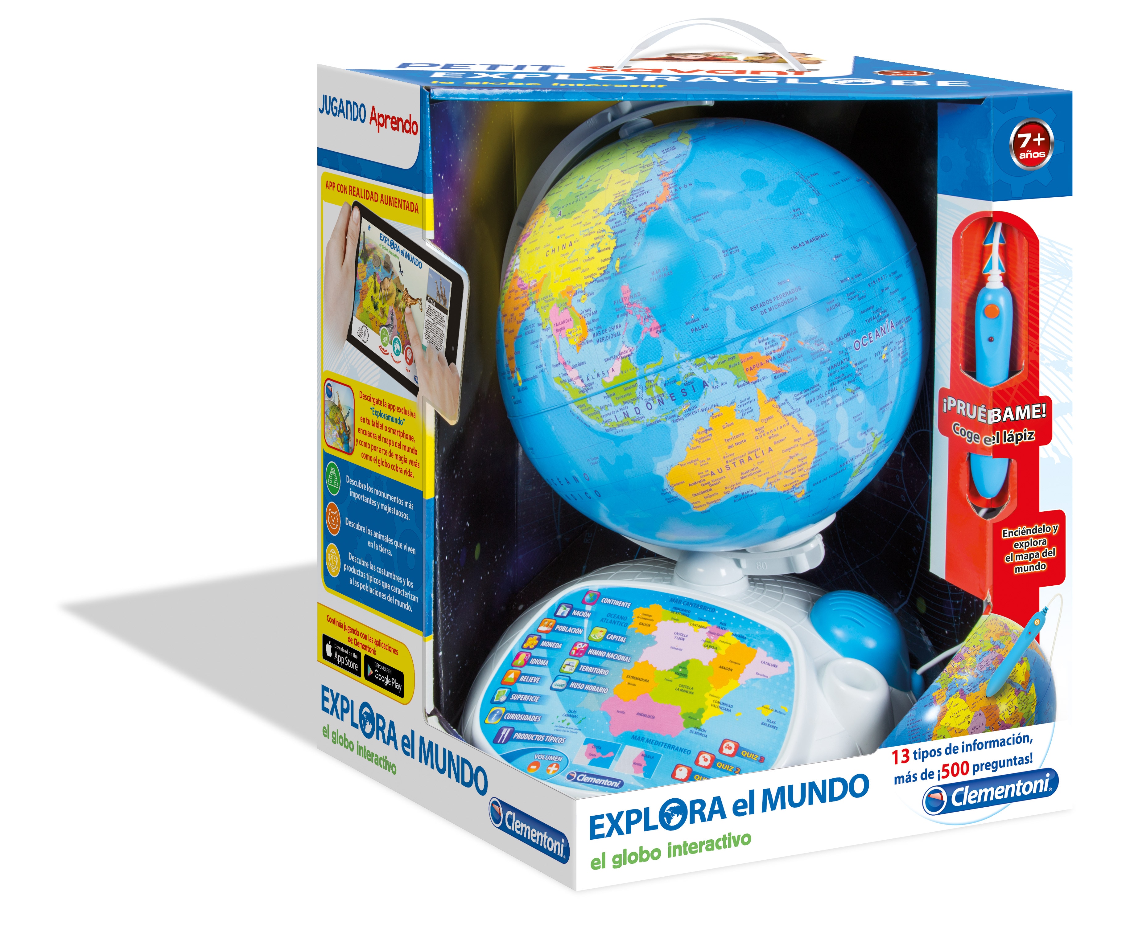 Globo terráqueo interactivo Clementoni 2