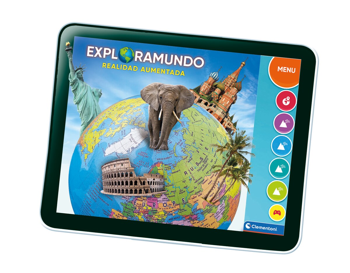 Globo terráqueo interactivo con Realidad Aumentada Clementoni
