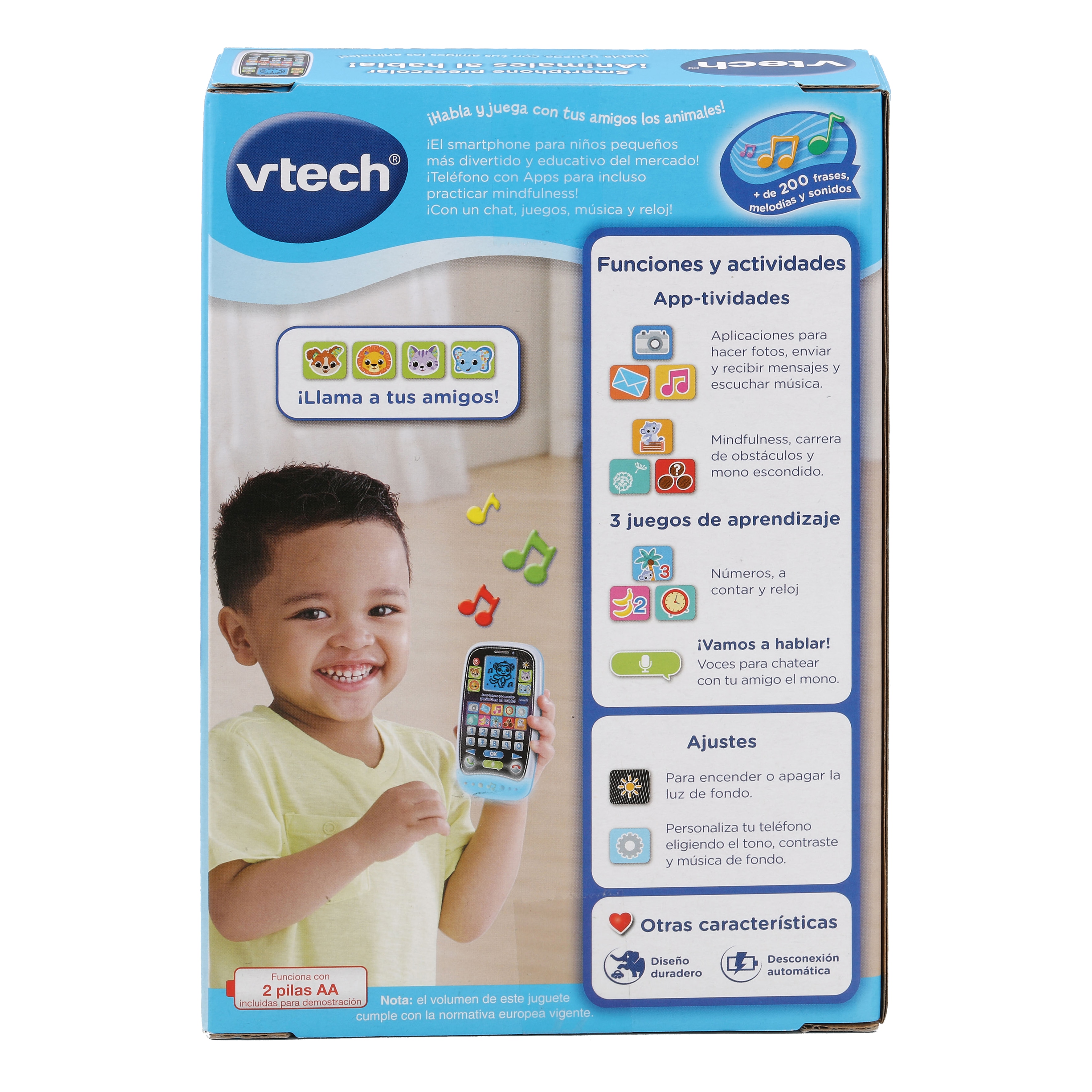 Smartphone preescolar ¡Animales al habla! Vtech 6