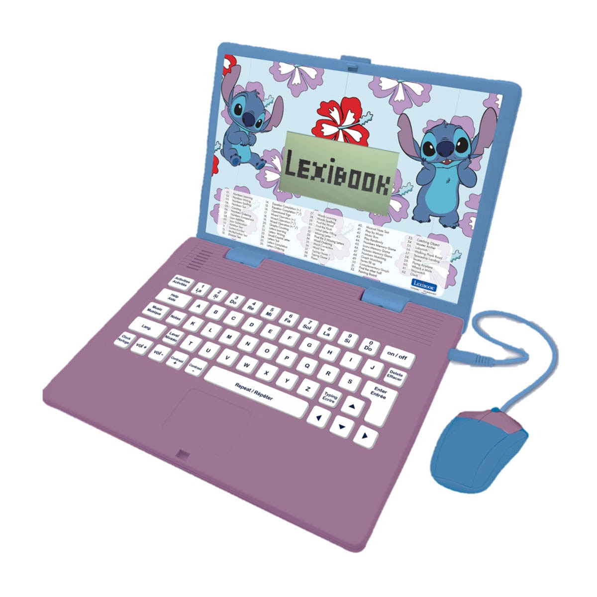 Lexibook – Ordenador infantil Disney Stitch Lexibook.