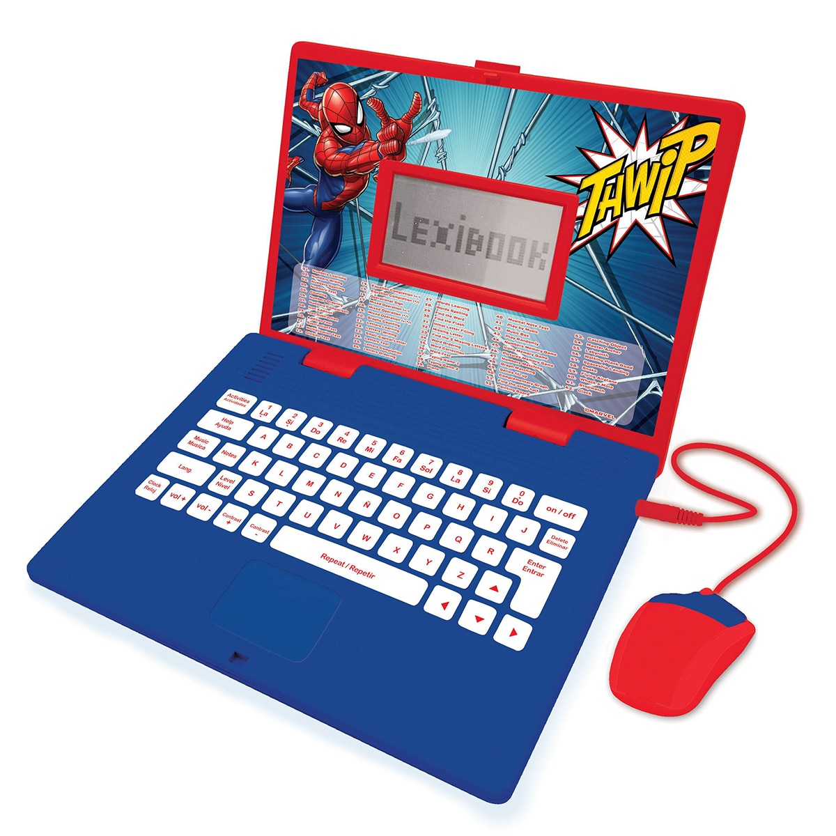 Lexibook – Ordenador infantil Spiderman Lexibook.