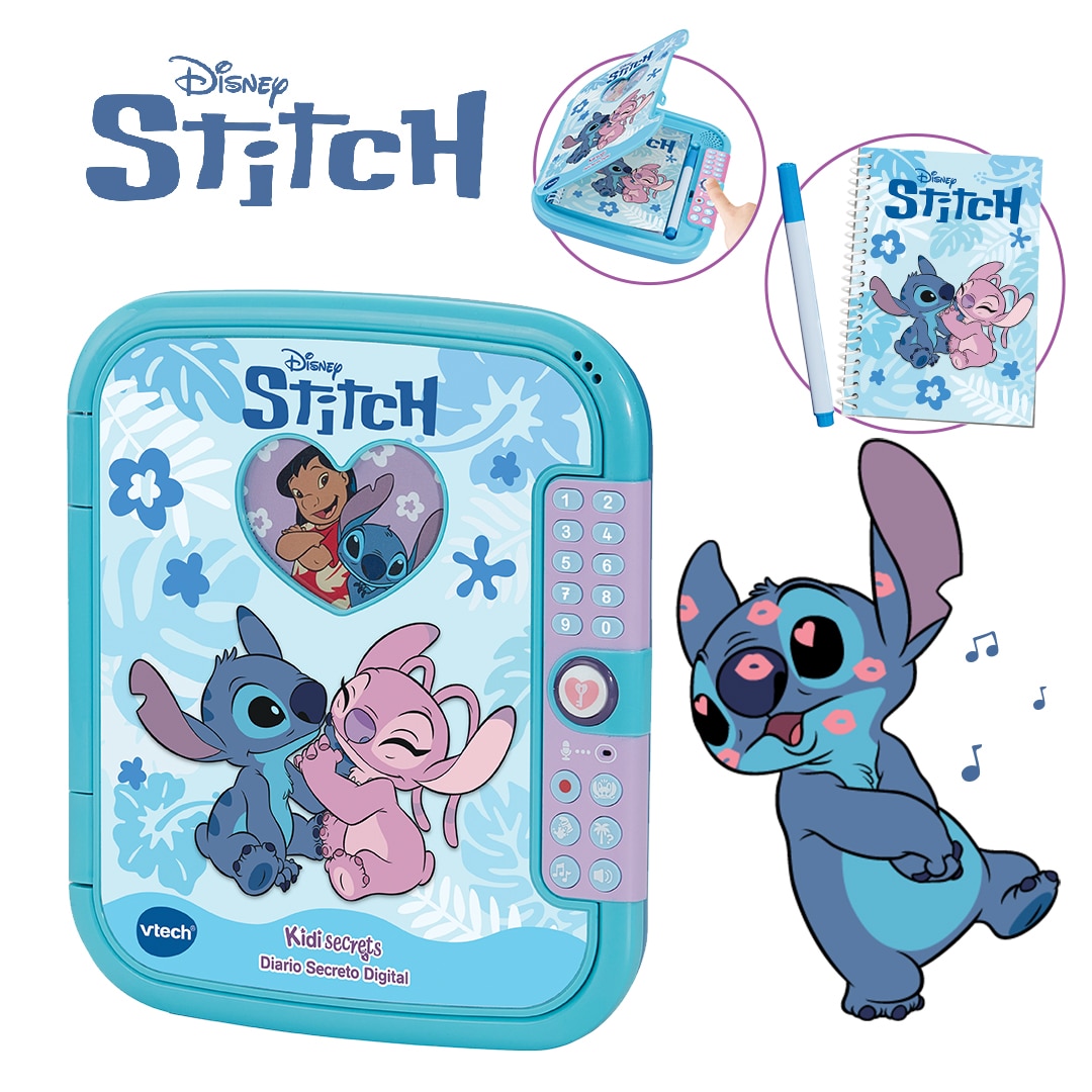 KidiSecrets Diario secreto Stitch Disney Vtech 3