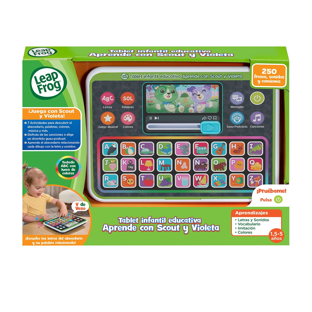 Tablet infantil educativa Aprende con Scout y Violeta 5