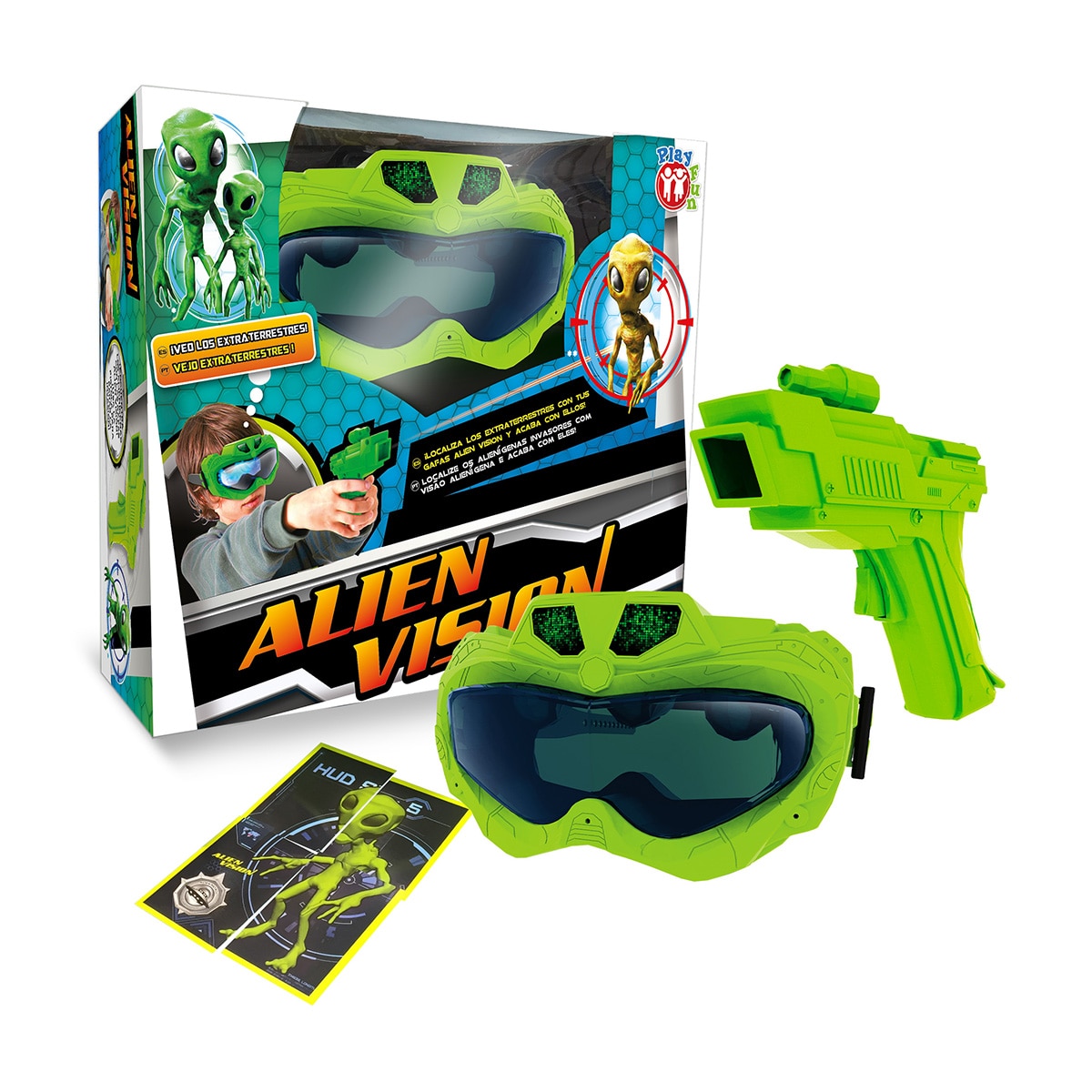Imagen 0 de Juego con gafas de visión especial Aliens vision Play Fun