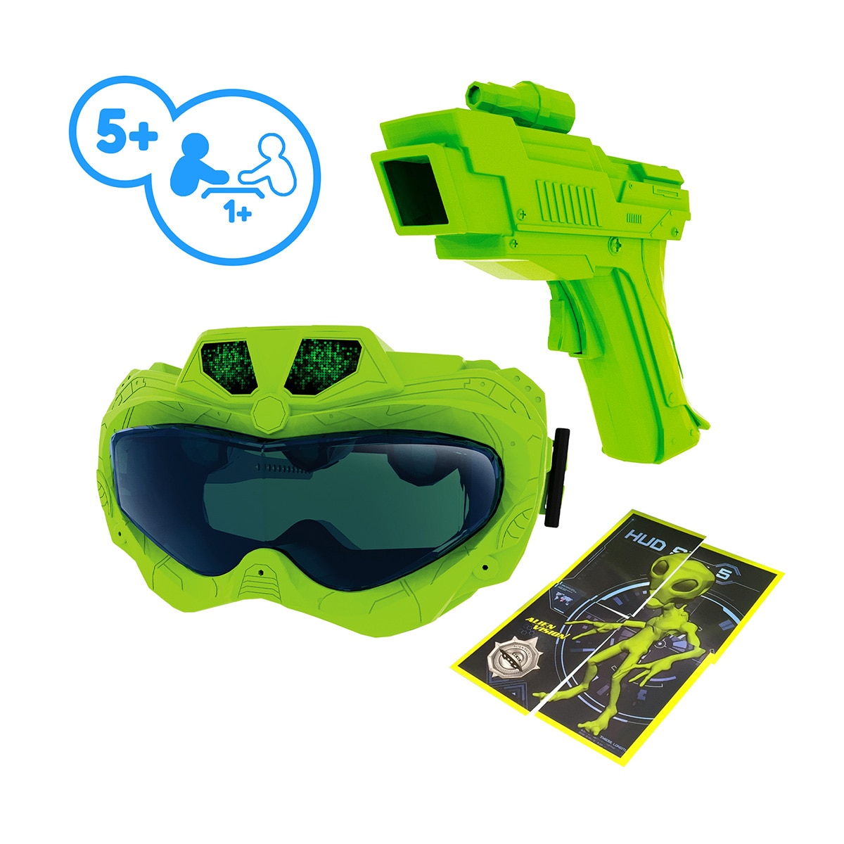 Juego con gafas de visión especial Aliens vision Play Fun 3