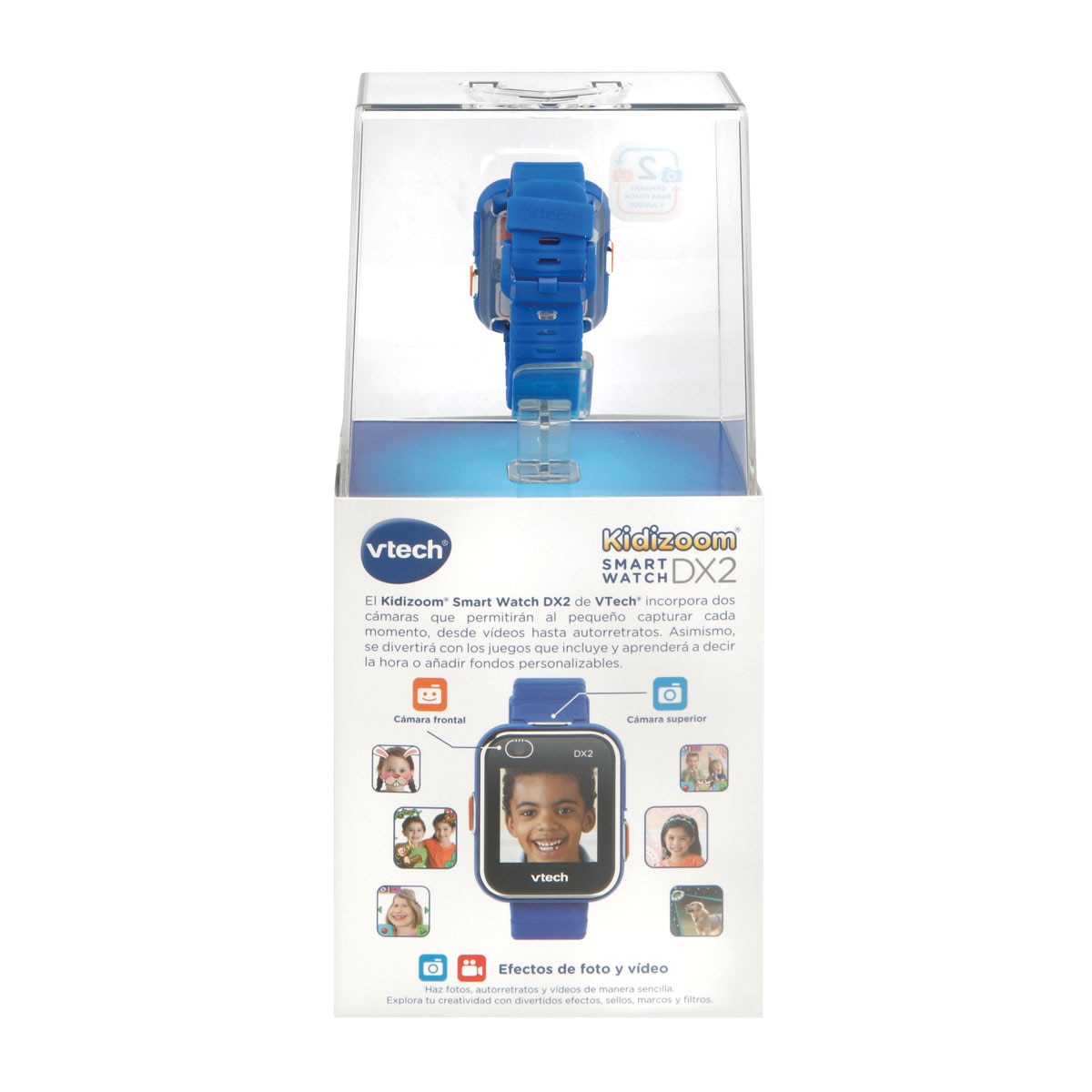 Kidizoom Smart Watch DX2 color azul, Reloj para niños VTech 12