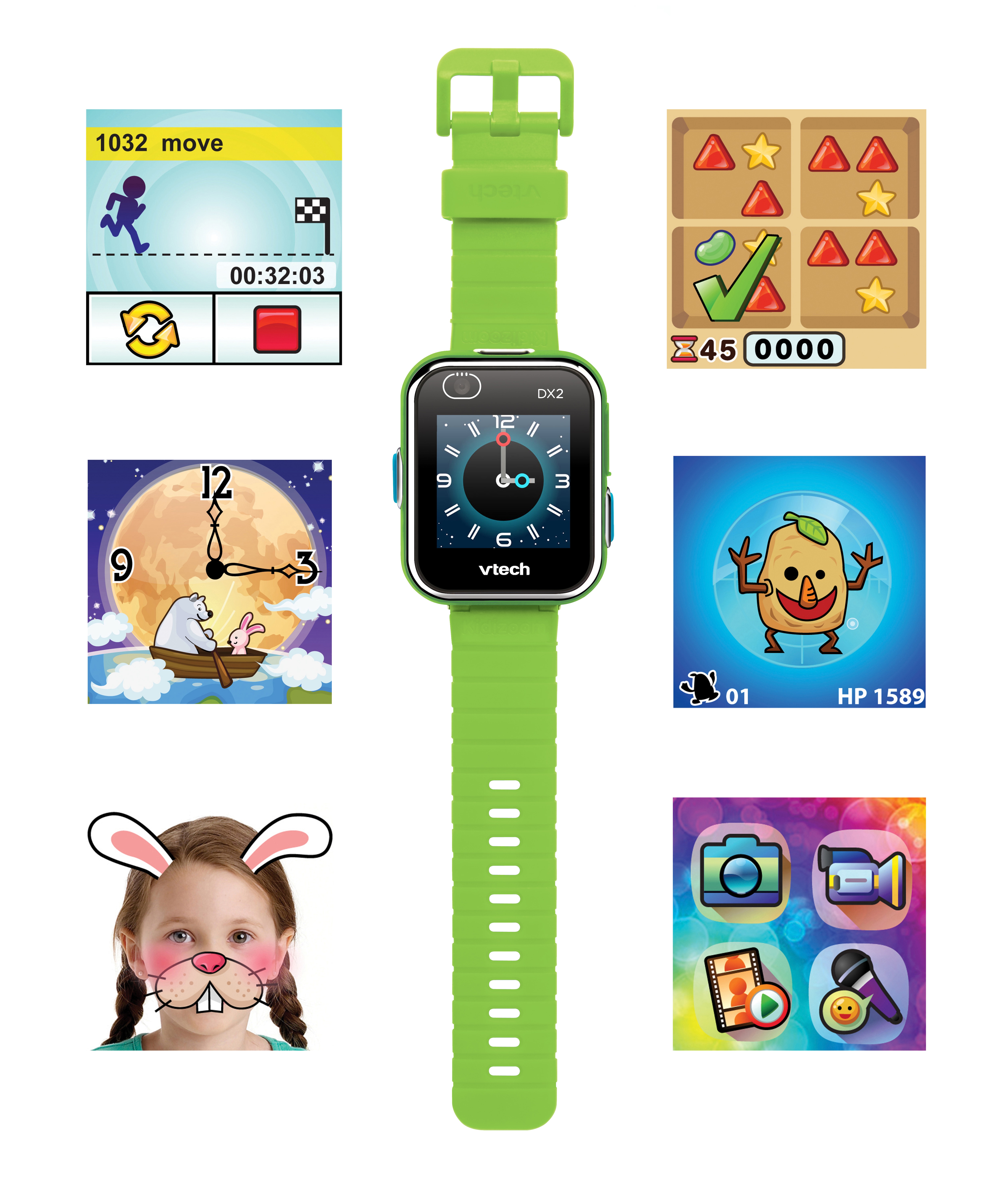 Kidizoom Smart Watch DX2 colores surtidos, Reloj para niños VTech 7