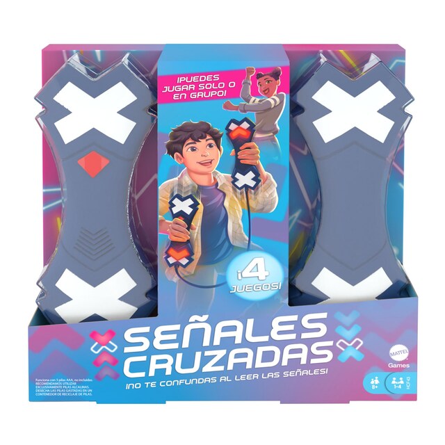 Imagen 0 de Juego de mesa electrónico de reflejos Señales Cruzadas Mattel Games