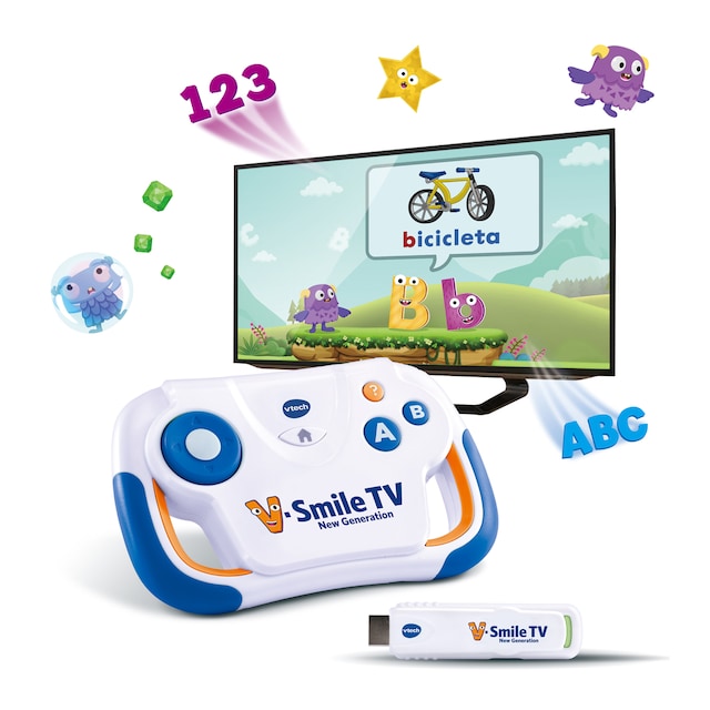 Consola V.Smile TV New Generation Plug&Play Juguete educativo Vtech