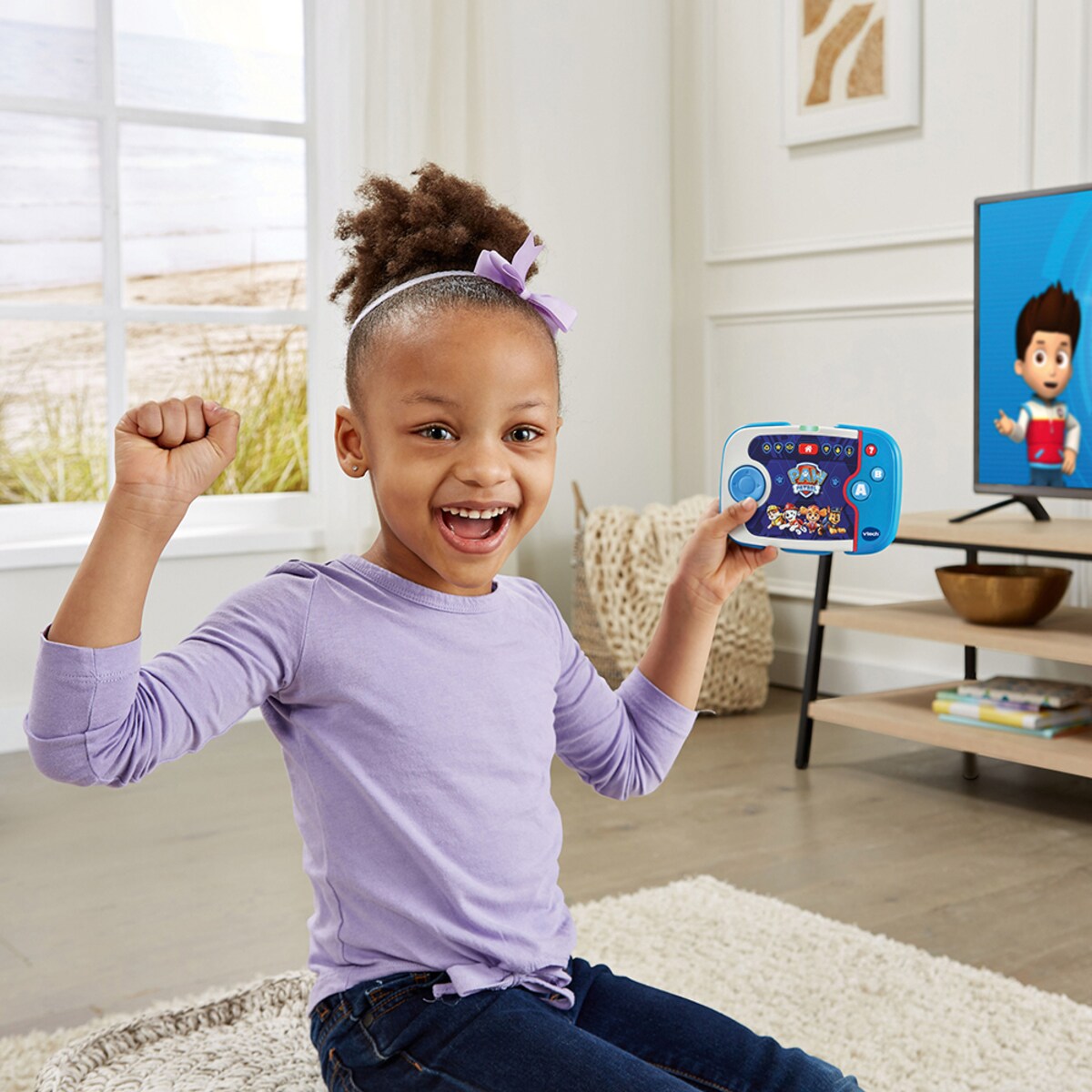 VTech V.Smile – Mando Con Joystick Y Zona Táctil Con Lápiz Capacitivo, Juguete Educativo En Francés Para Niños De 3+ Años