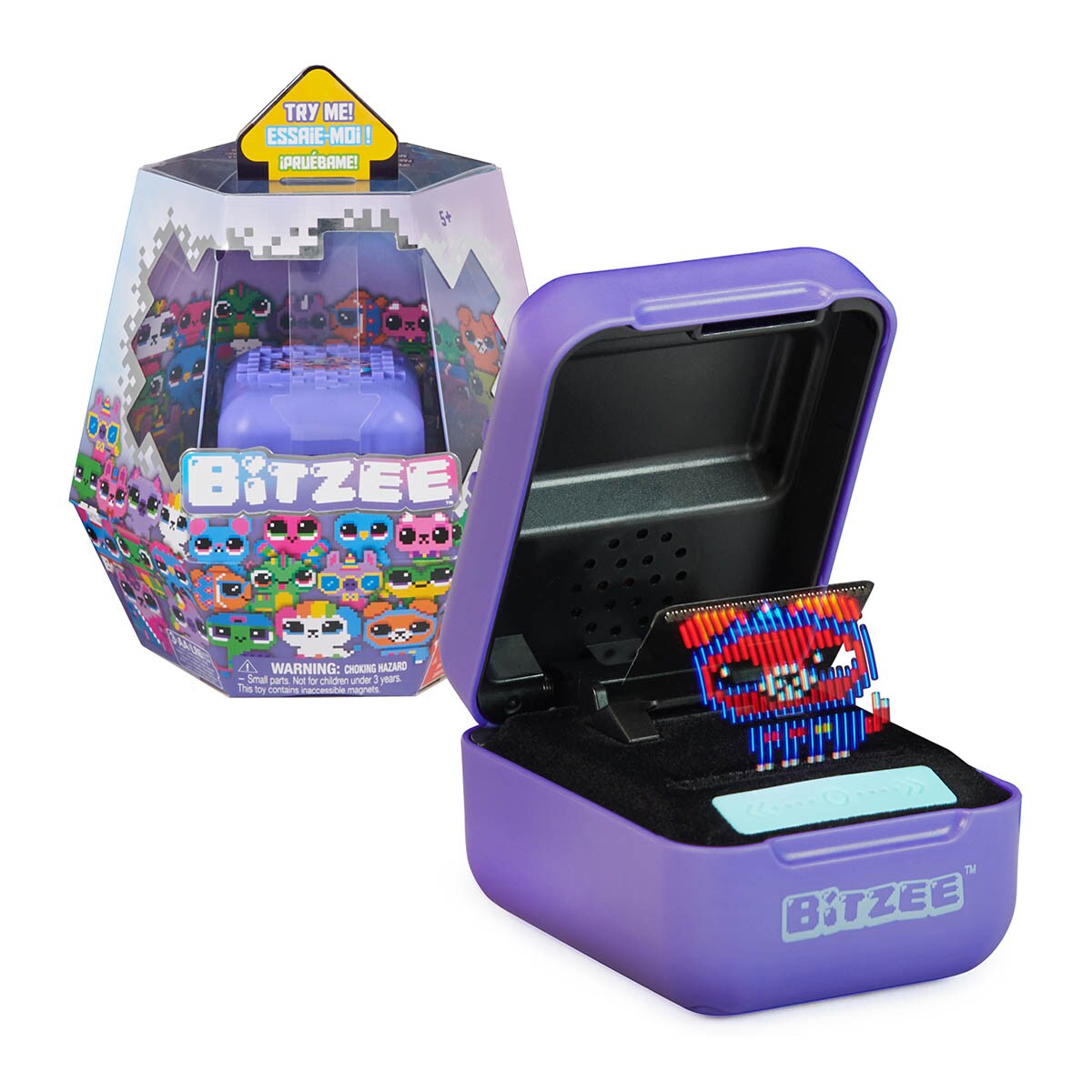 Juguete interactivo de Mascota Digital Bitzee Spin Master · Spin