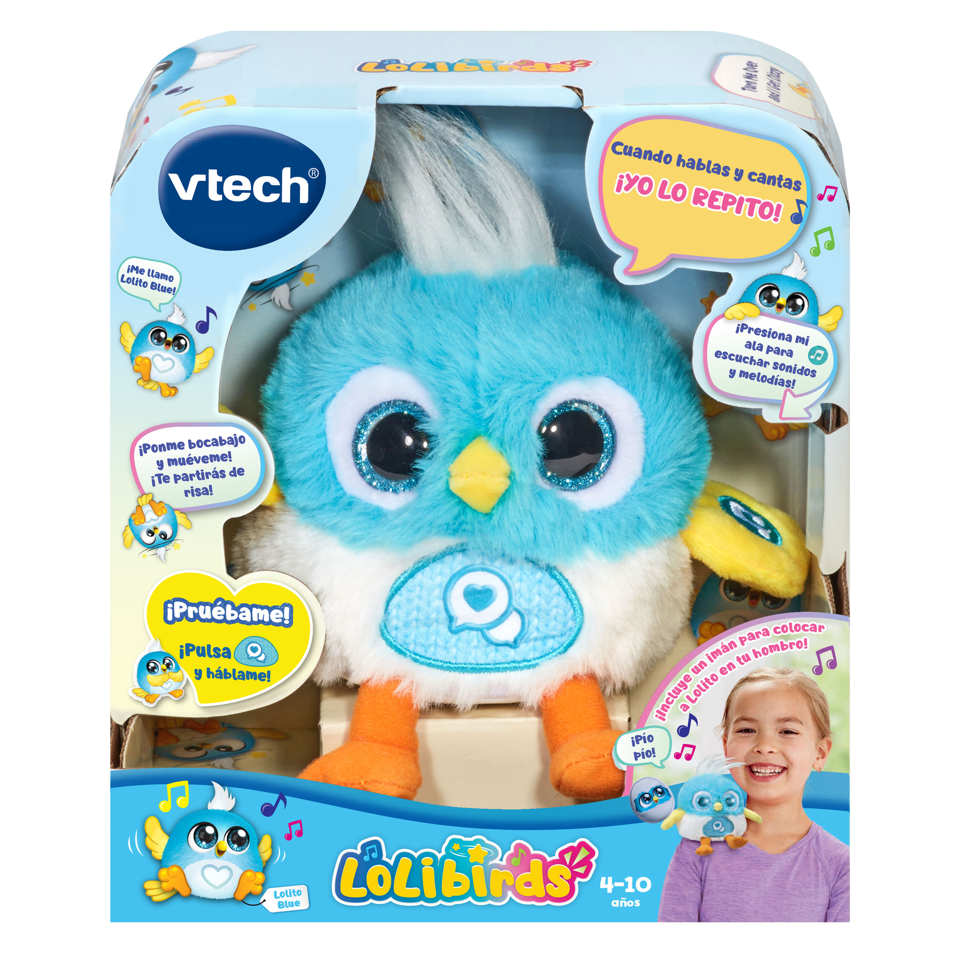 Peluche interactivo LoLibirds Lolito Blue Vtech 5