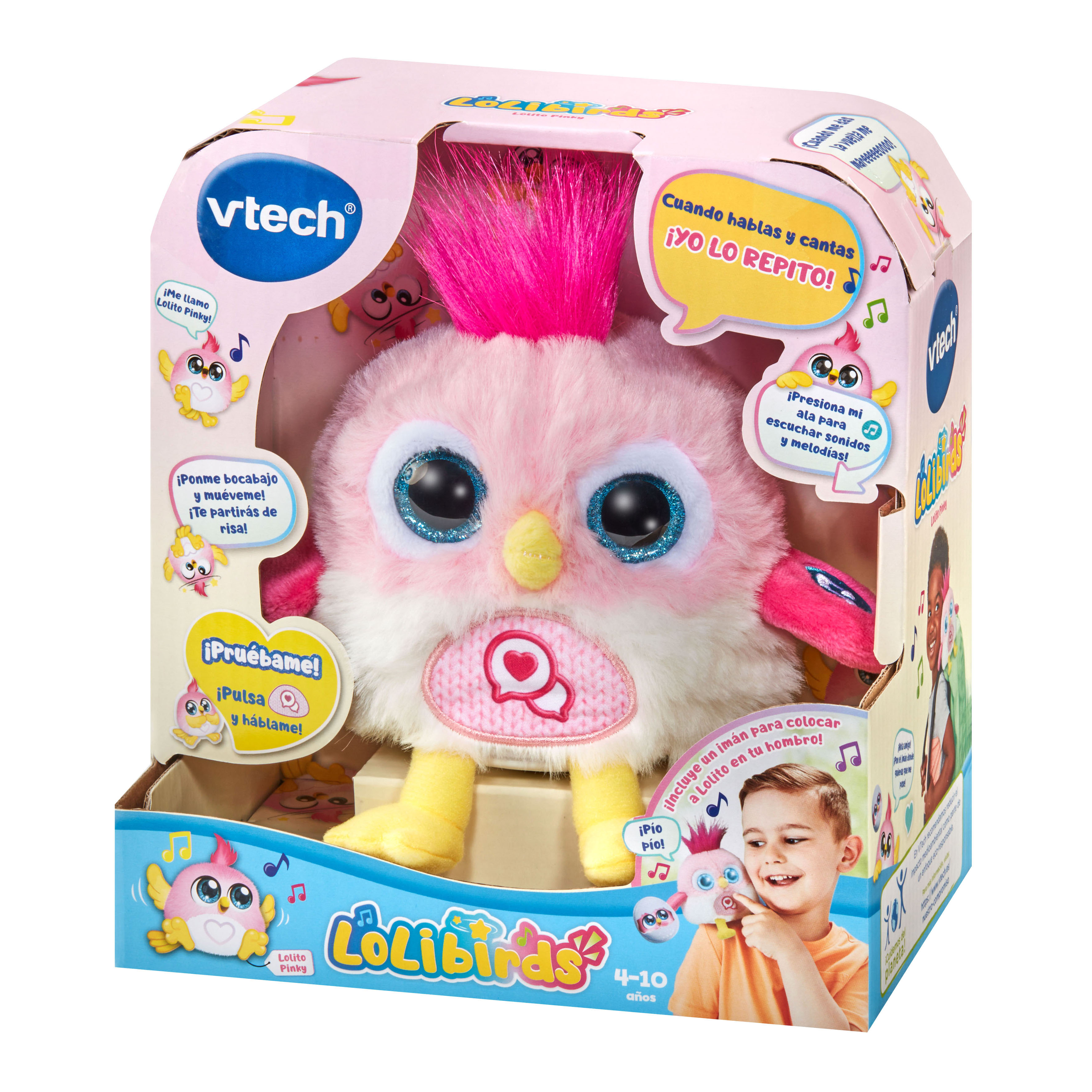 Peluche interactivo LoLibirds Lolito Pinky Vtech 5