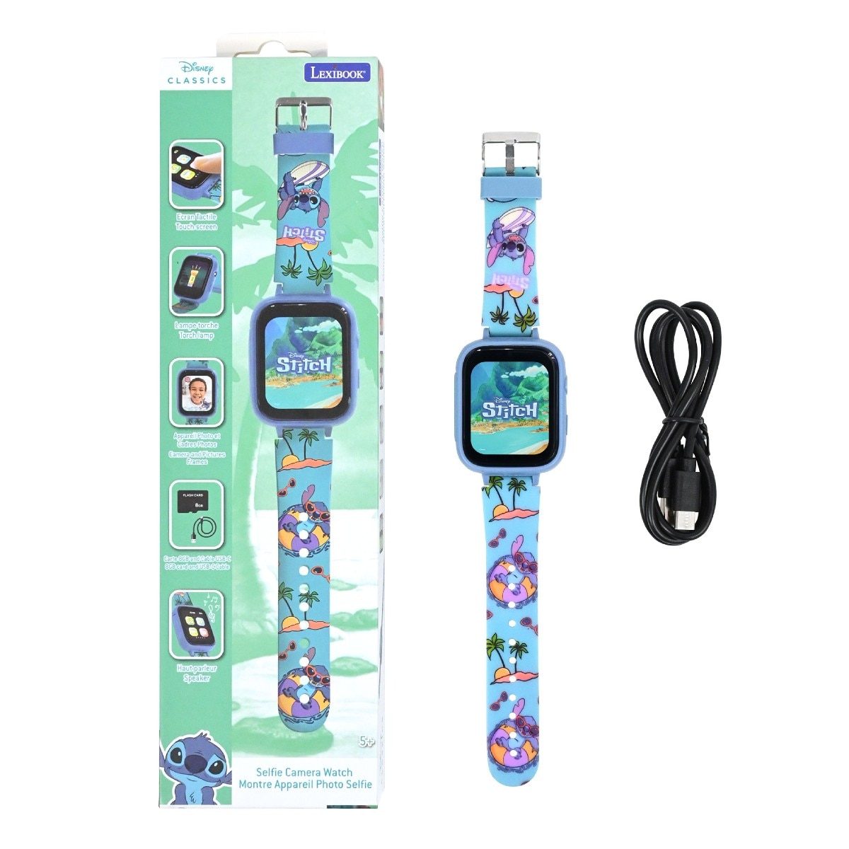 Lexibook – Smartwatch Kids Disney Stitch Lexibook.