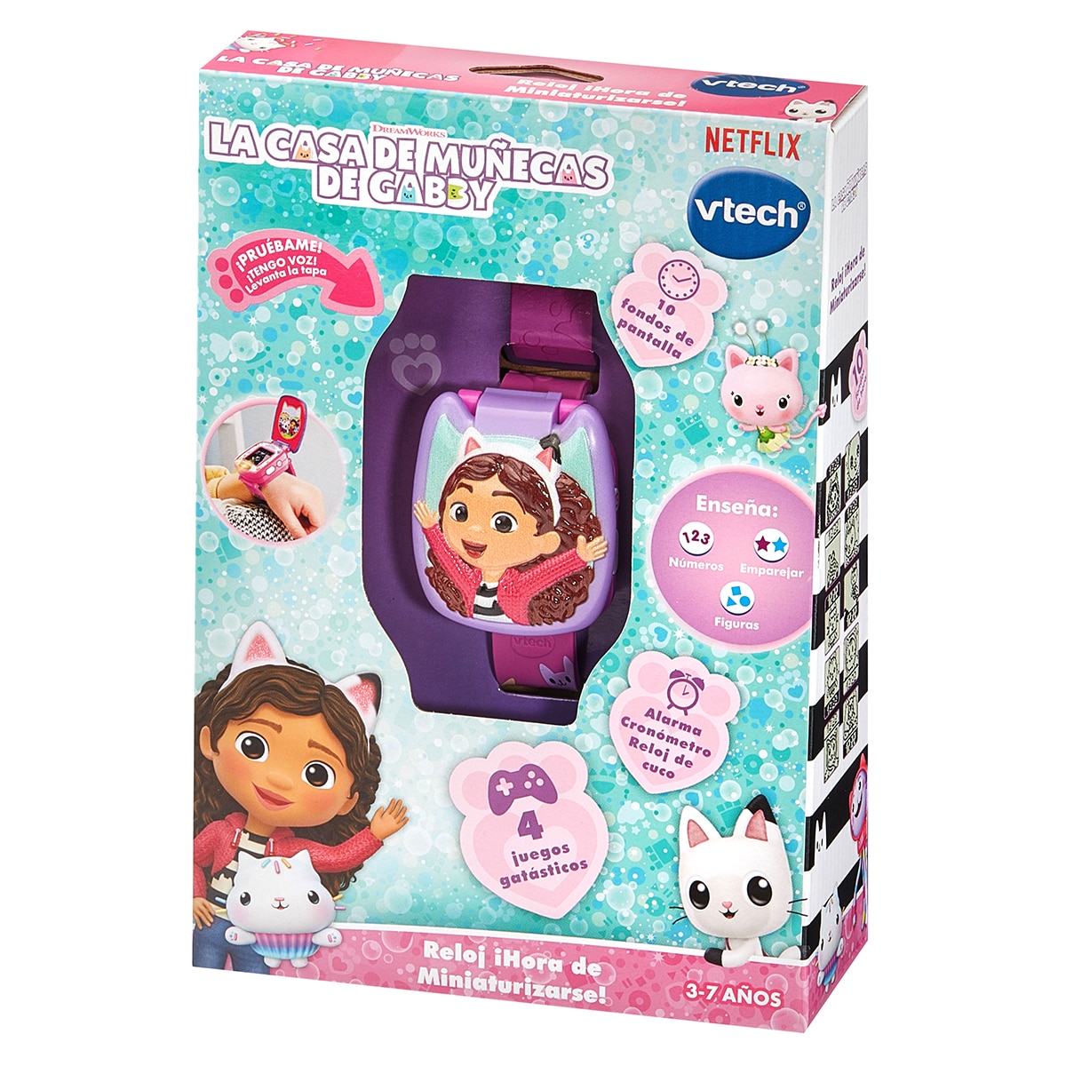 Reloj ¡Hora de Miniaturizarse! La casa de muñecas de Gabby Vtech 4