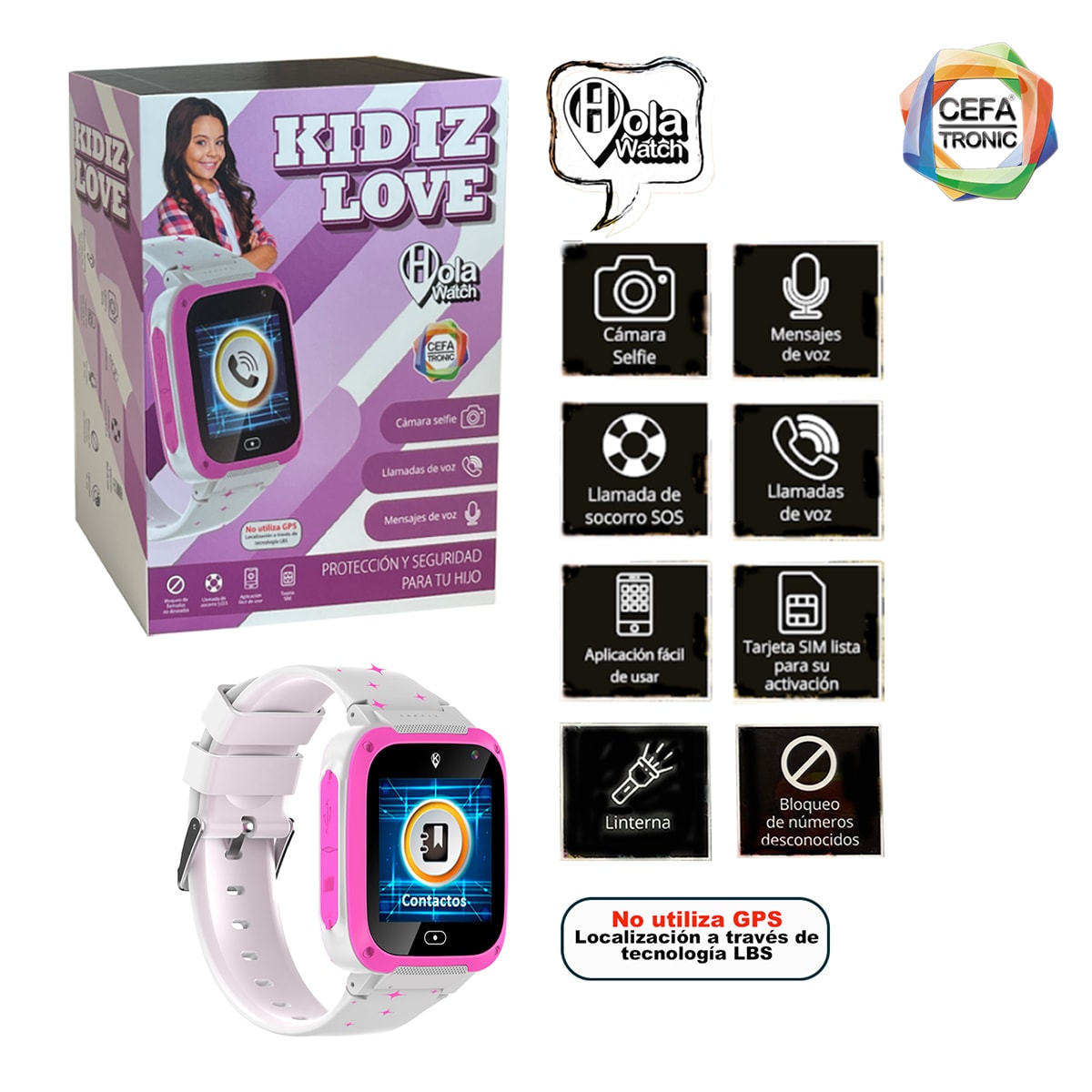 Reloj Inteligente Holawatch "Urban" Love 6