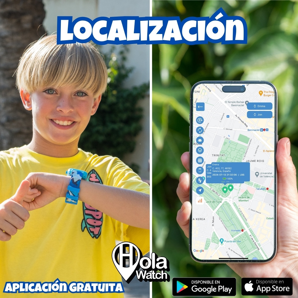 Reloj Inteligente Holawatch " X Plus Pink Android" con correas intercambiables y protector de pantalla 11