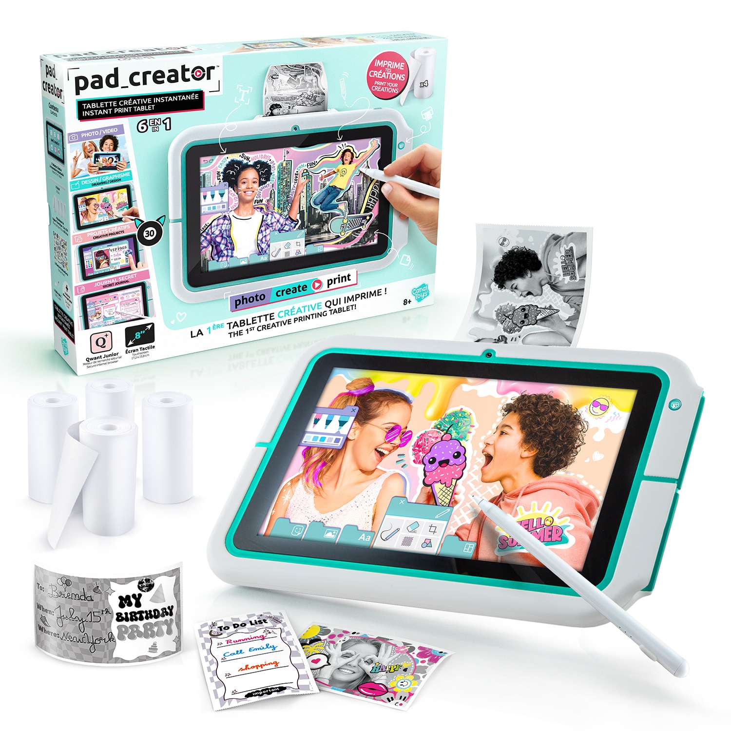 Ipad Con Impresora Instantánea Canal Toys 2