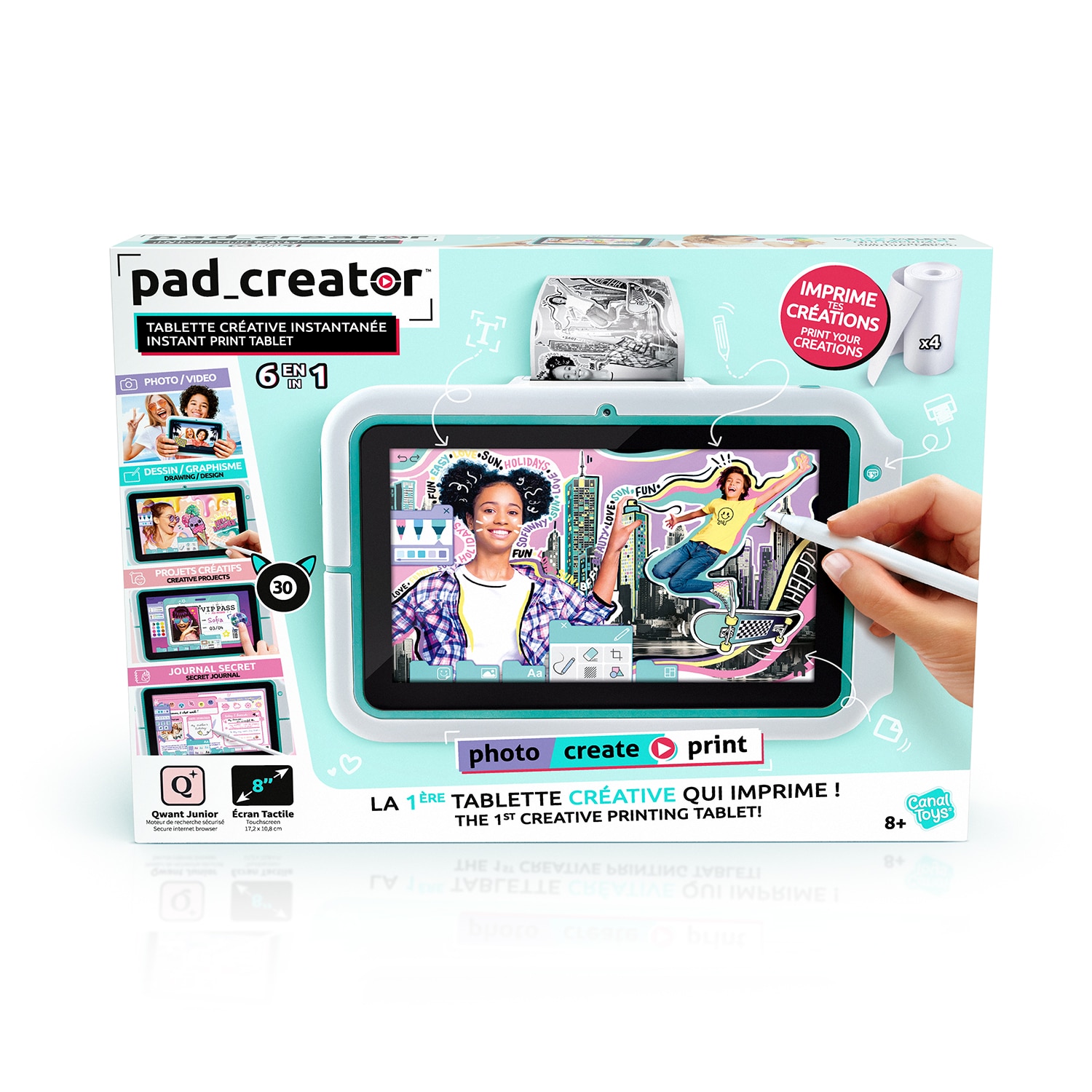 Ipad Con Impresora Instantánea Canal Toys 4