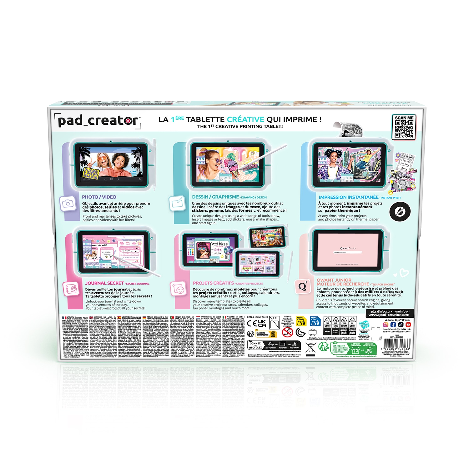 Ipad Con Impresora Instantánea Canal Toys 14