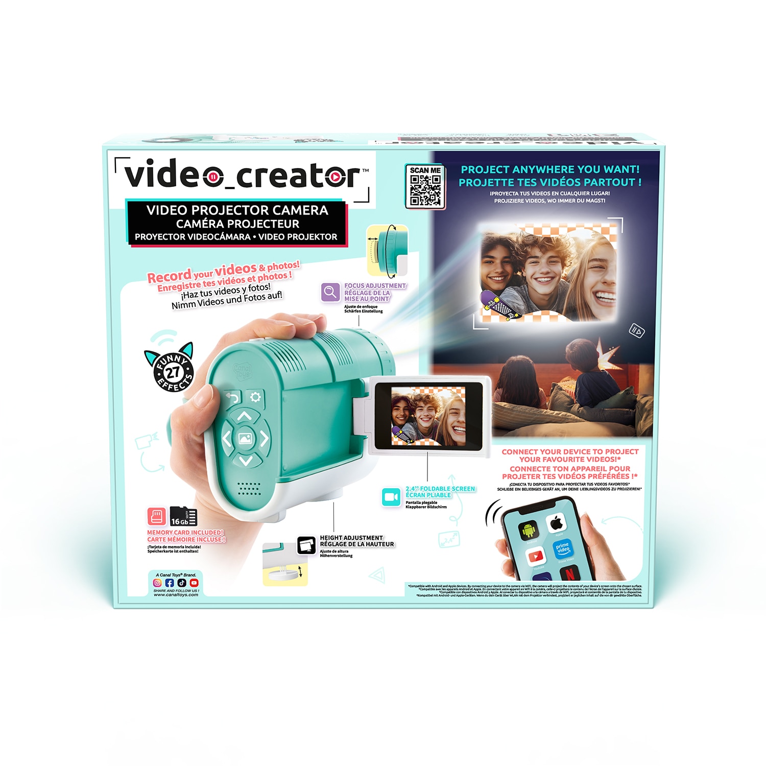 Video Cámara Proyector Canal Toys 2