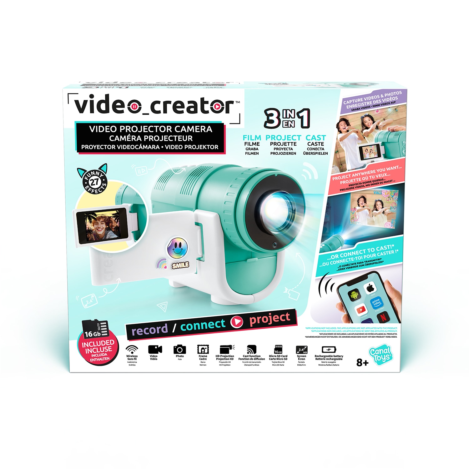 Video Cámara Proyector Canal Toys 4