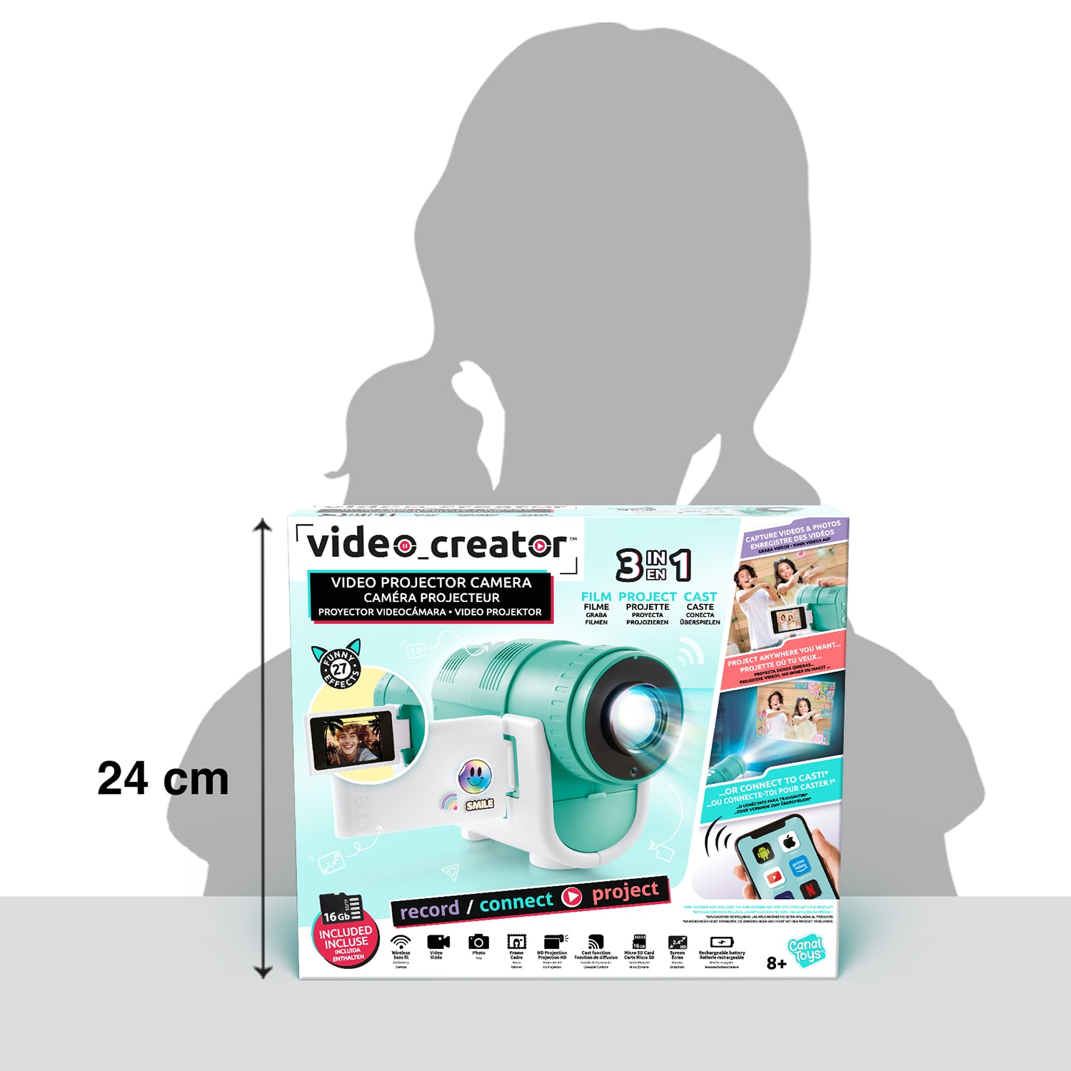 Video Cámara Proyector Canal Toys 8