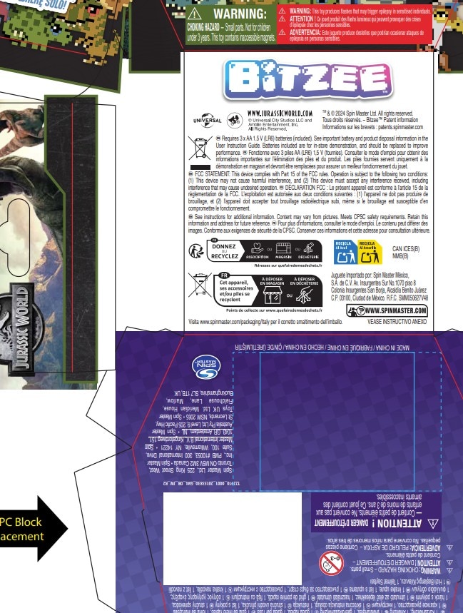 Juguete electrónico Jurassic World Bitzee 15