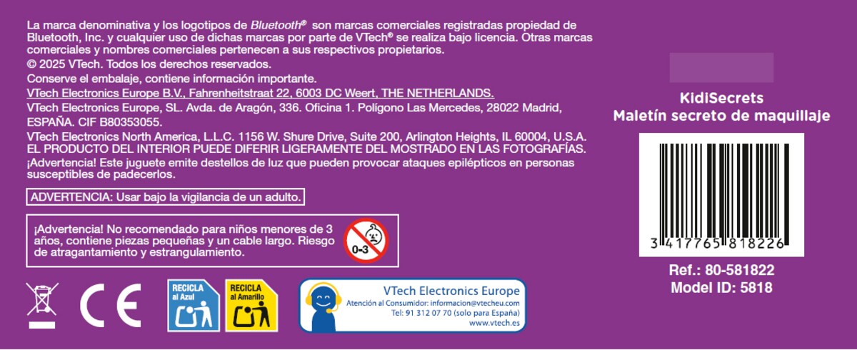 Mi maletín tocador secreto de maquillaje KidiSecrets Vtech 9