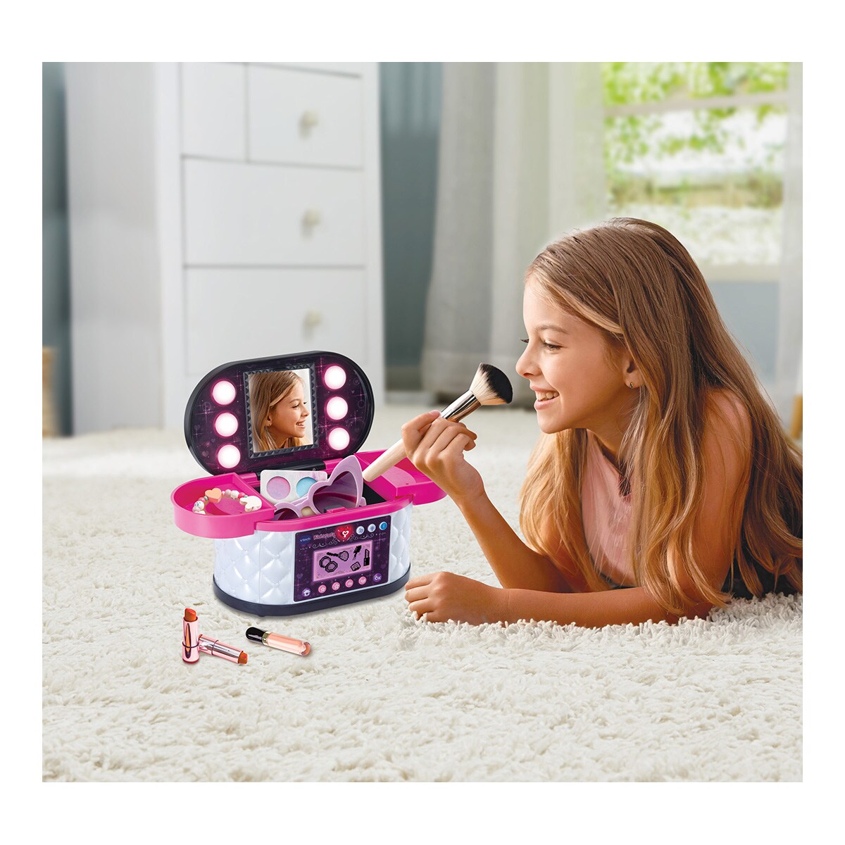 Mi maletín tocador secreto de maquillaje KidiSecrets negro Vtech 4