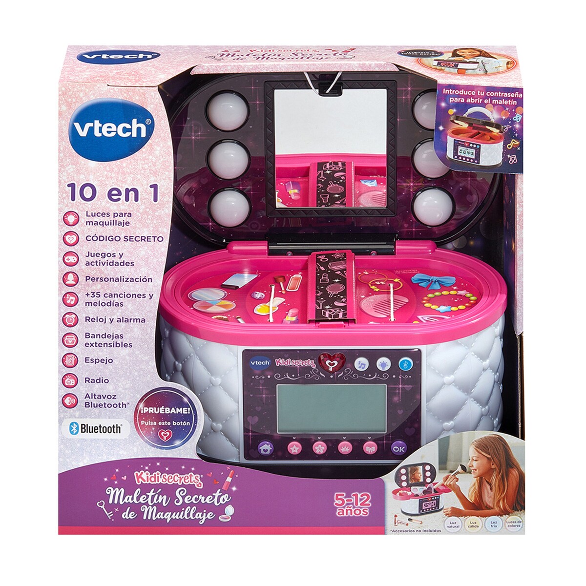 Mi maletín tocador secreto de maquillaje KidiSecrets negro Vtech 7
