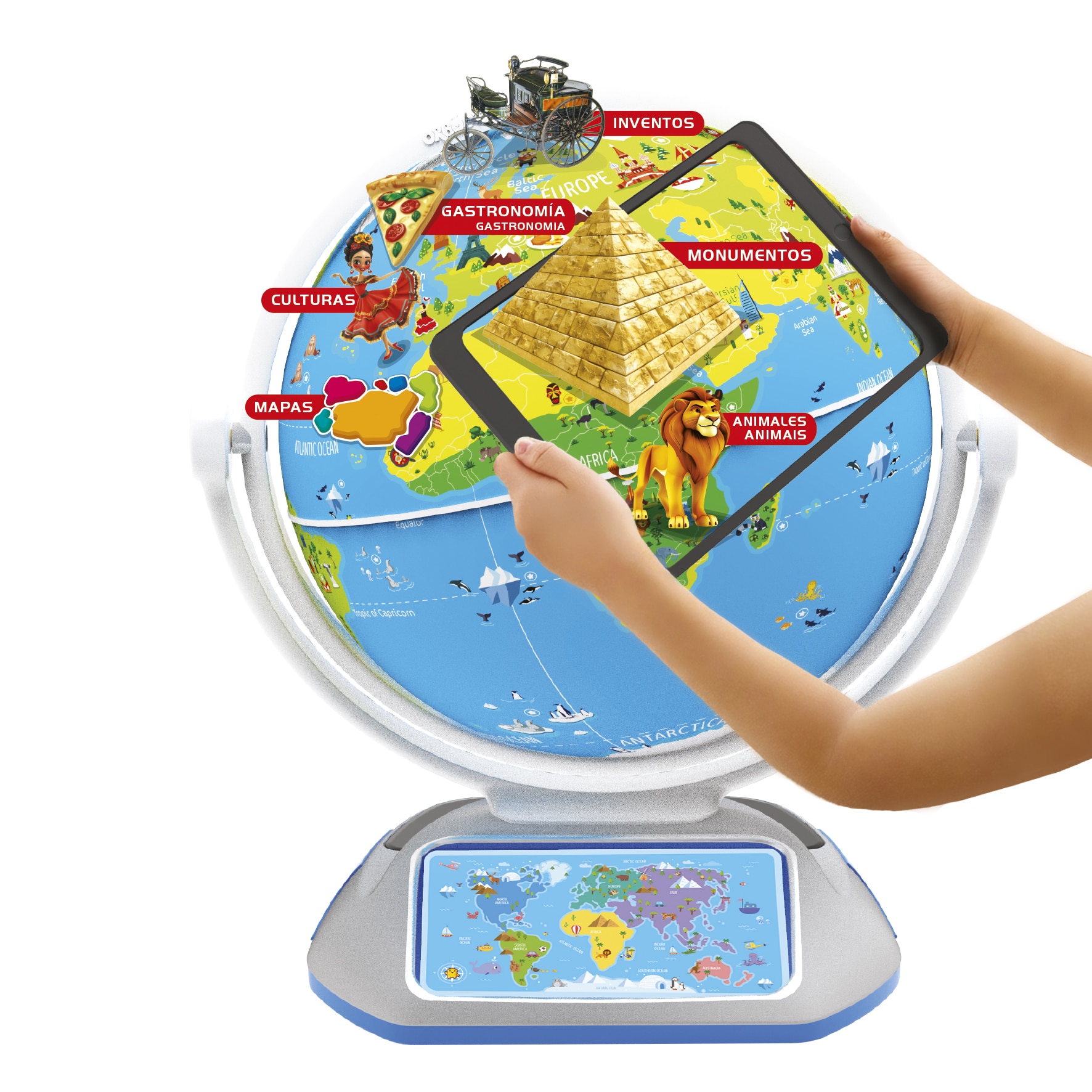Globo Terráqueo Orboot Earth Explorer Playshifu Toy Partner 6