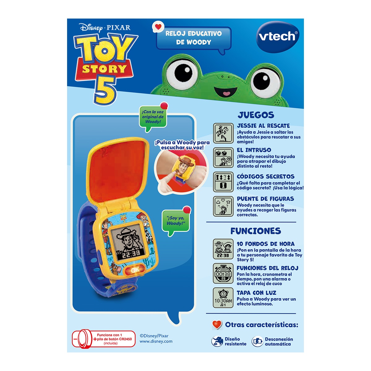 Reloj educativo de Woody 4
