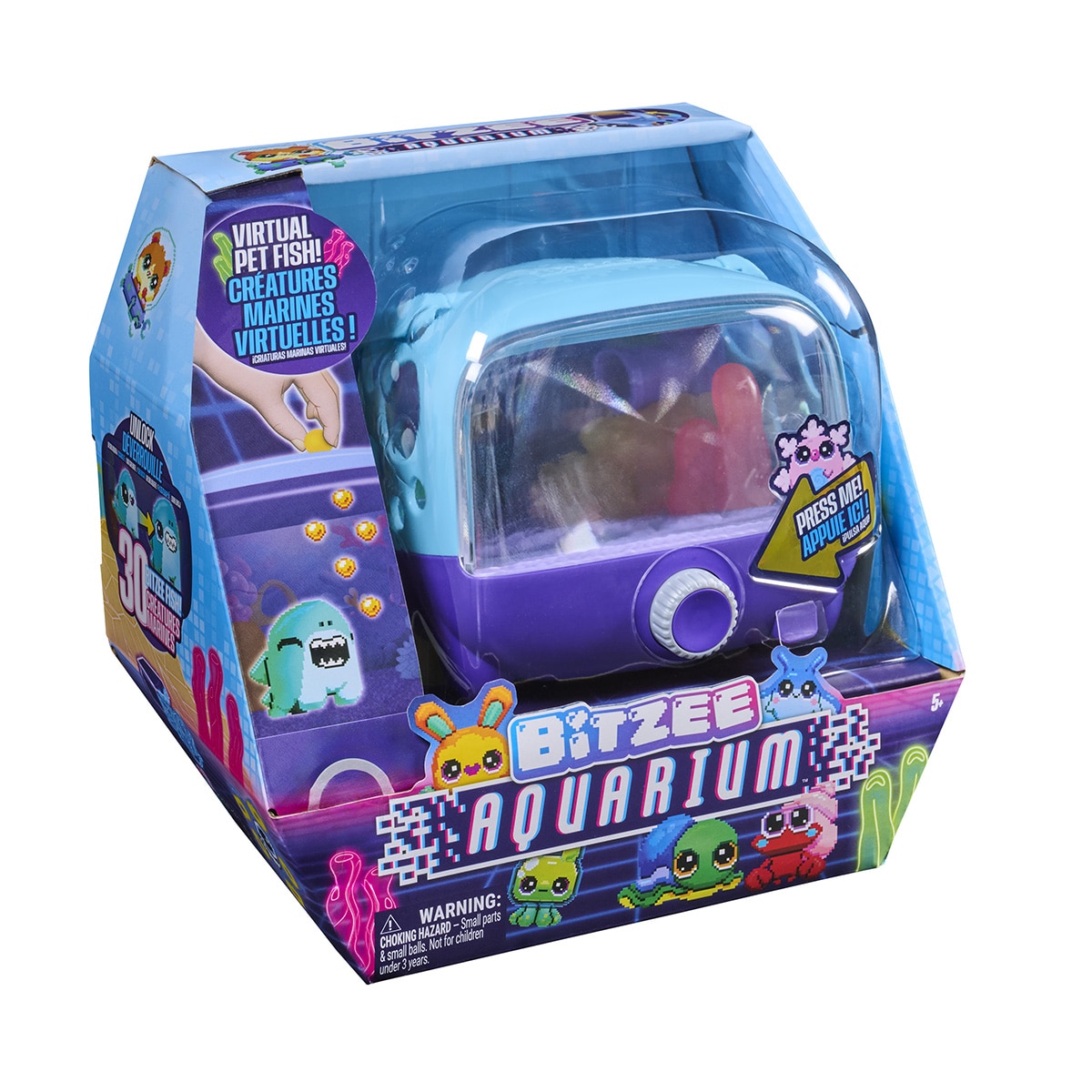 Mascota Digital Interactiva Acuario Bitzee Spin Master 2