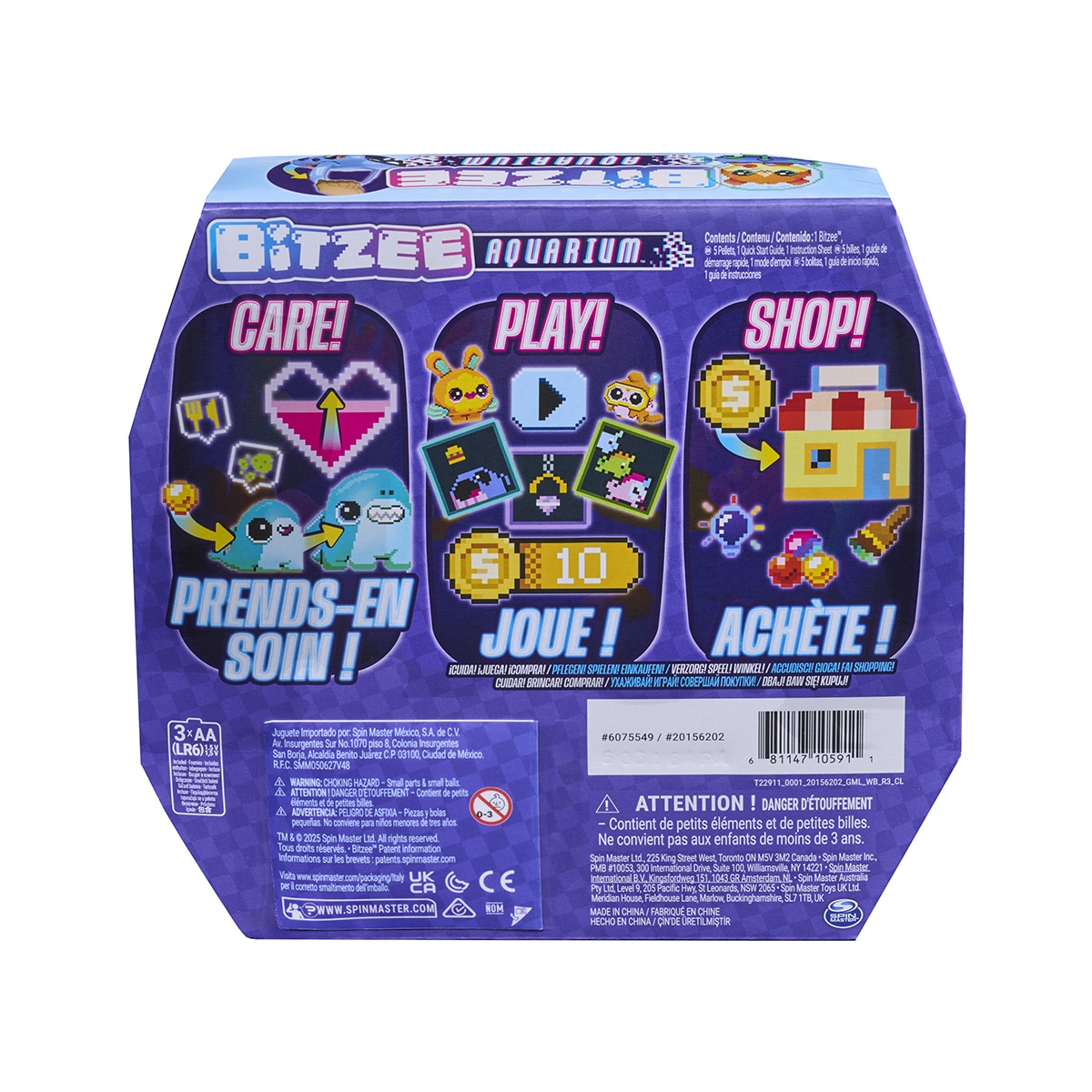 Mascota Digital Interactiva Acuario Bitzee Spin Master 4
