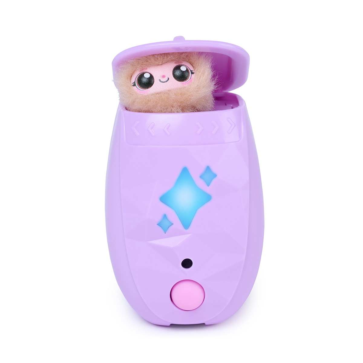 Mascote eletrónico Peekimo Lulu roxo, com pilha e acessórios incluídos, da Spin Master 7