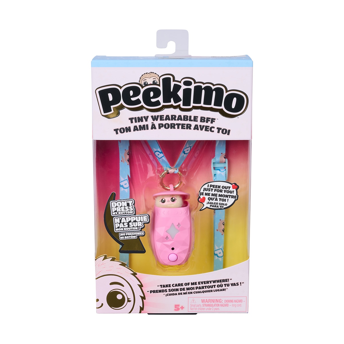 Imagem 0 de Mascote eletrónico Peekimo Rosa Penny com pilha e acessórios incluídos – Spin Master