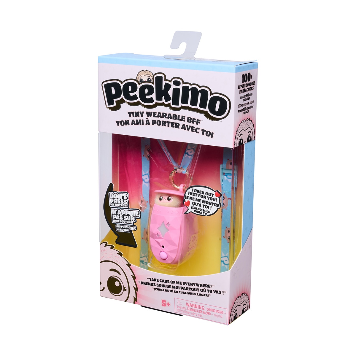 Mascote eletrónico Peekimo Rosa Penny com pilha e acessórios incluídos – Spin Master 9