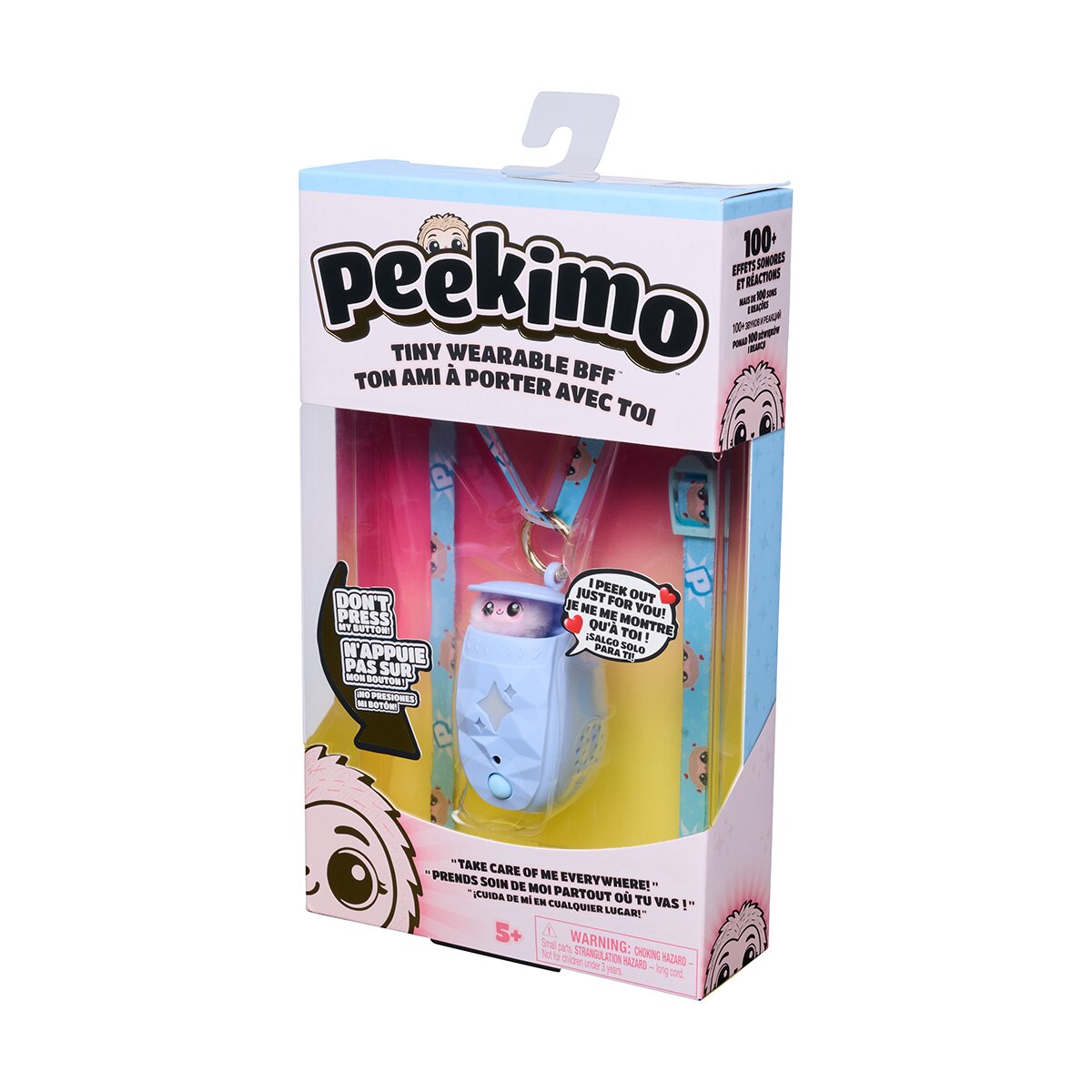 Mascota Electrónica Peekimo Azul Boo con pila y accesorios incluidos Spin Master 3