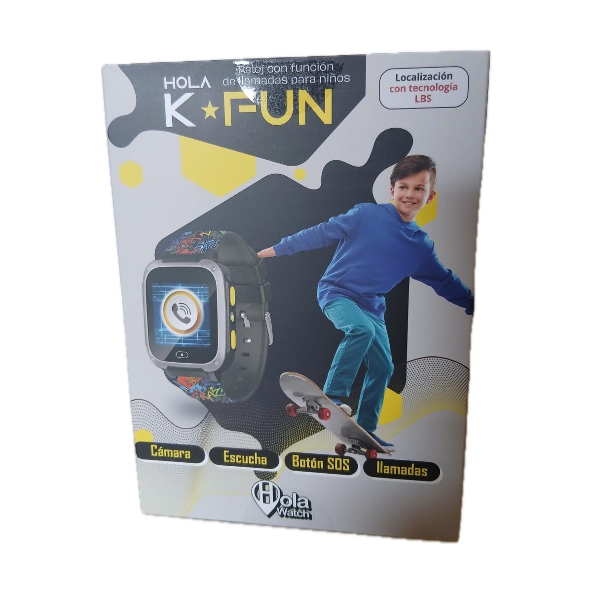 Reloj Inteligente Holawatch K-Fun Negro Cefa Tronic 5