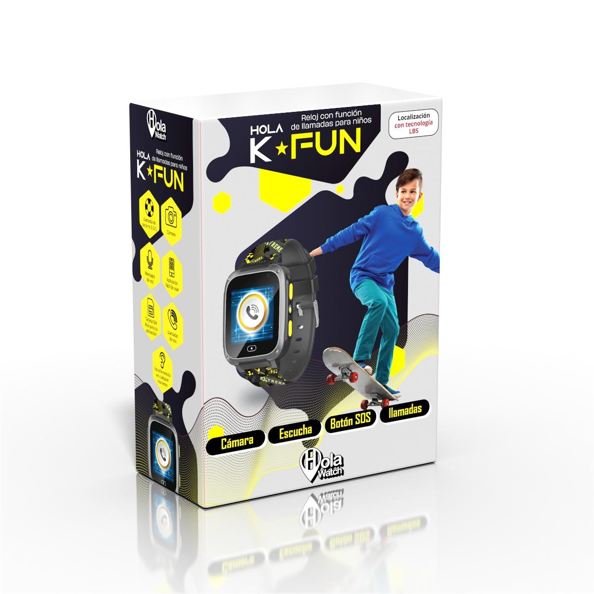 Reloj Inteligente Holawatch K-Fun Negro Cefa Tronic 8