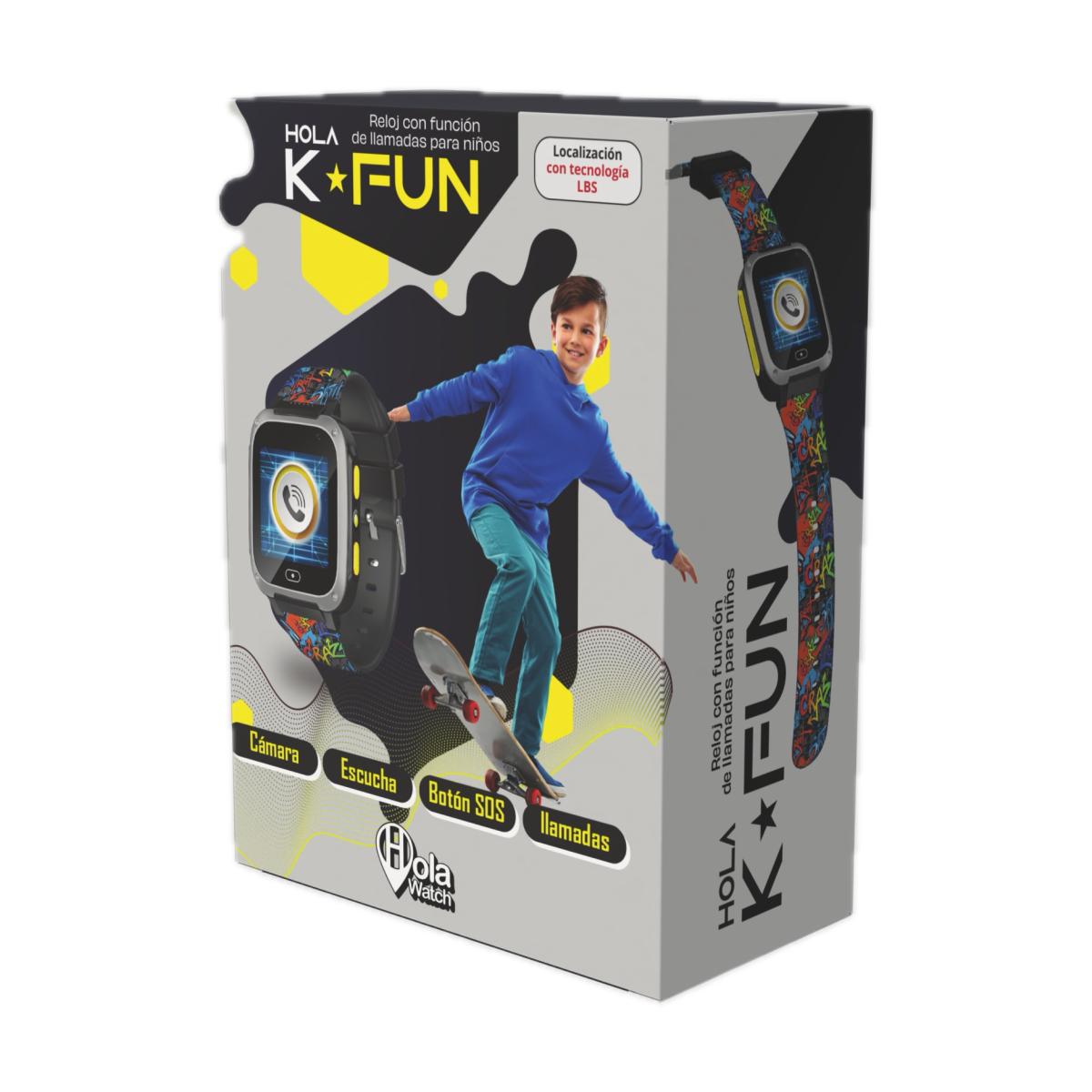 Reloj Inteligente Holawatch K-Fun Negro Cefa Tronic 13