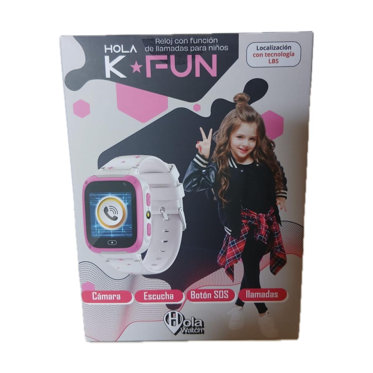 Imagen 5 de Reloj Inteligente Holawatch K-Fun Blanco Y Rosa Cefa Tronic