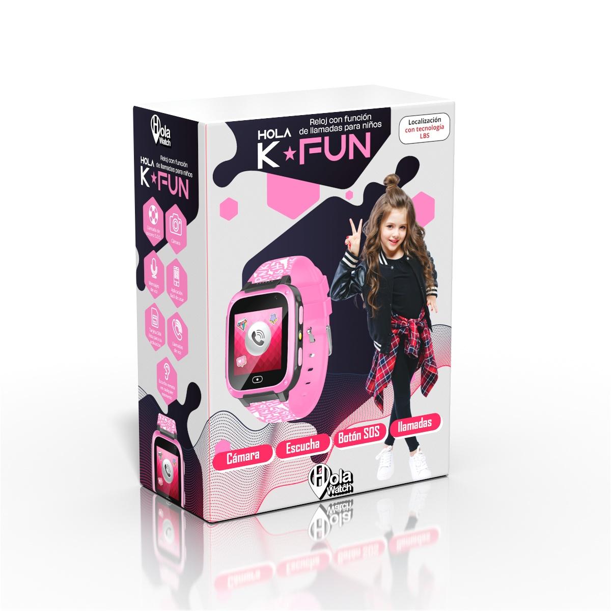 Imagen 18 de Reloj Inteligente Holawatch K-Fun Blanco Y Rosa Cefa Tronic