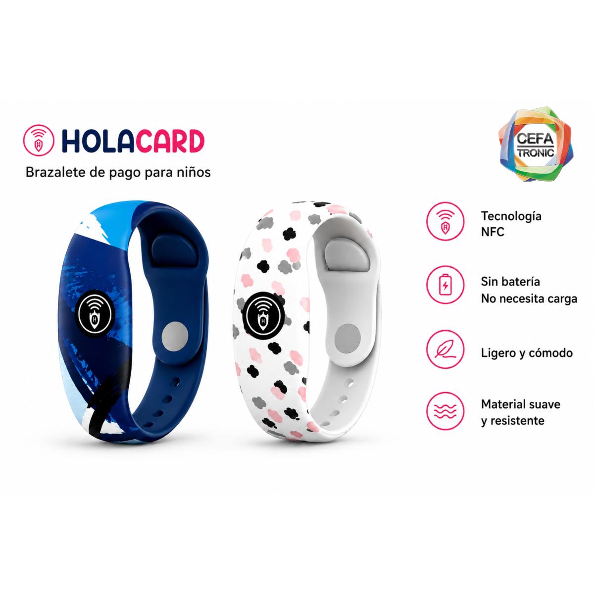 Imagen 12 de Brazalete Recargable Hola Card Blue Cefa Tronic