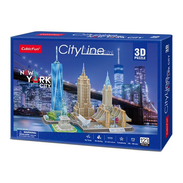 Imagen 0 de Puzzle 3D con los monumentos más emblemáticos de New York y su famoso "Skyline" El Corte Inglés