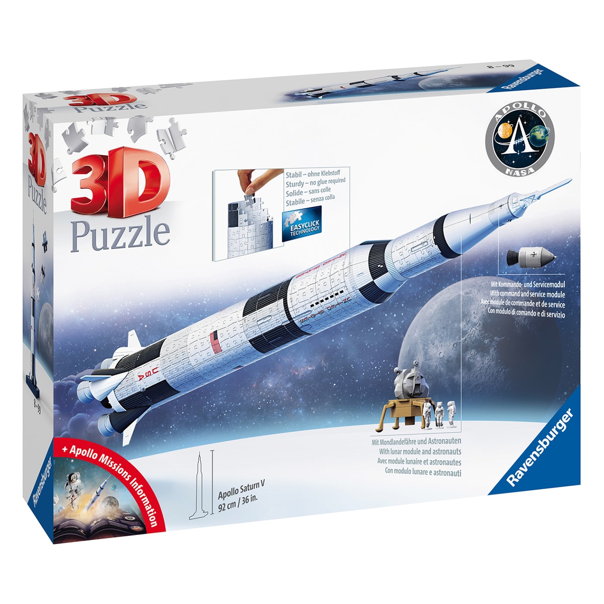 Apollo Saturn V Rocket 3D Ravensburger 2