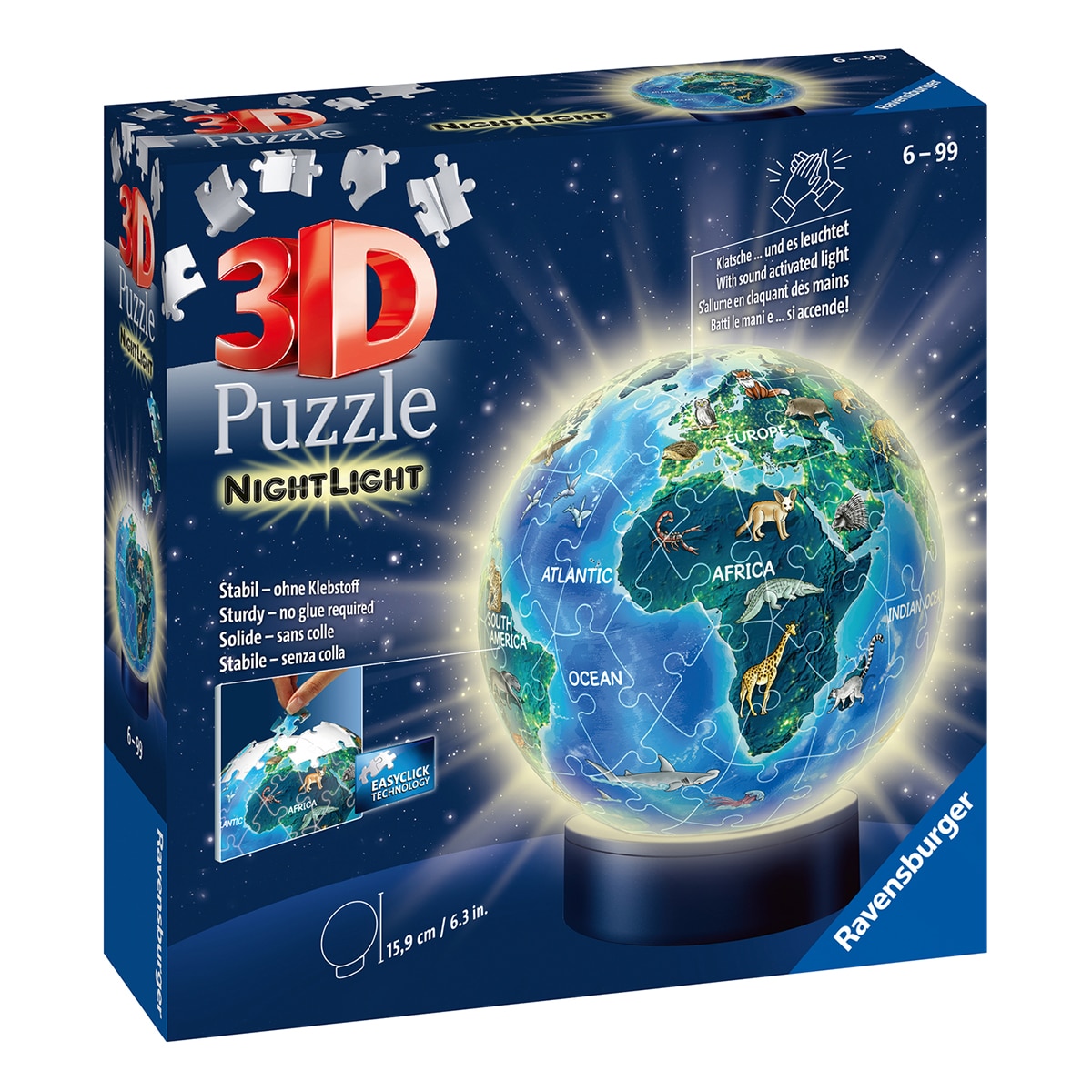 Puzzleball Globo Infantil con luz 72 Pzs Ravensburger 2